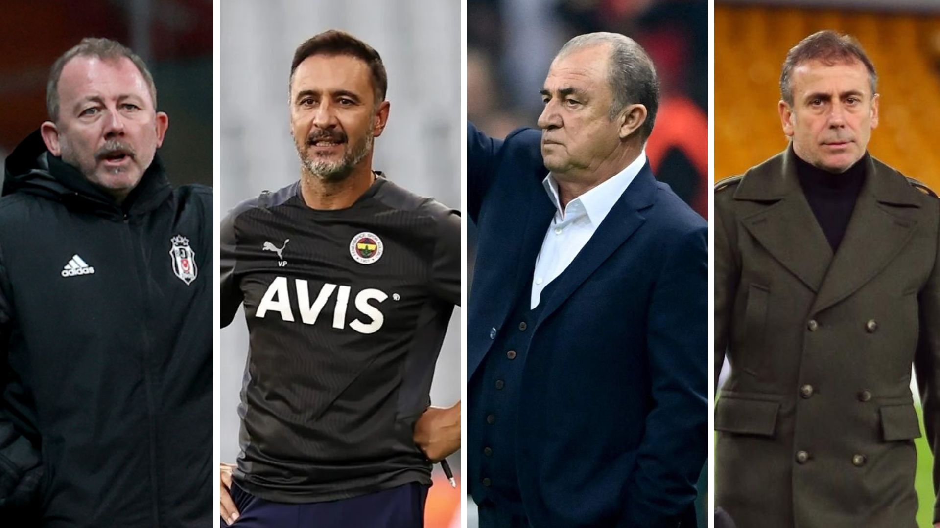Sergen Yalçın Vitor Pereira Fatih Terim Abdullah Avcı