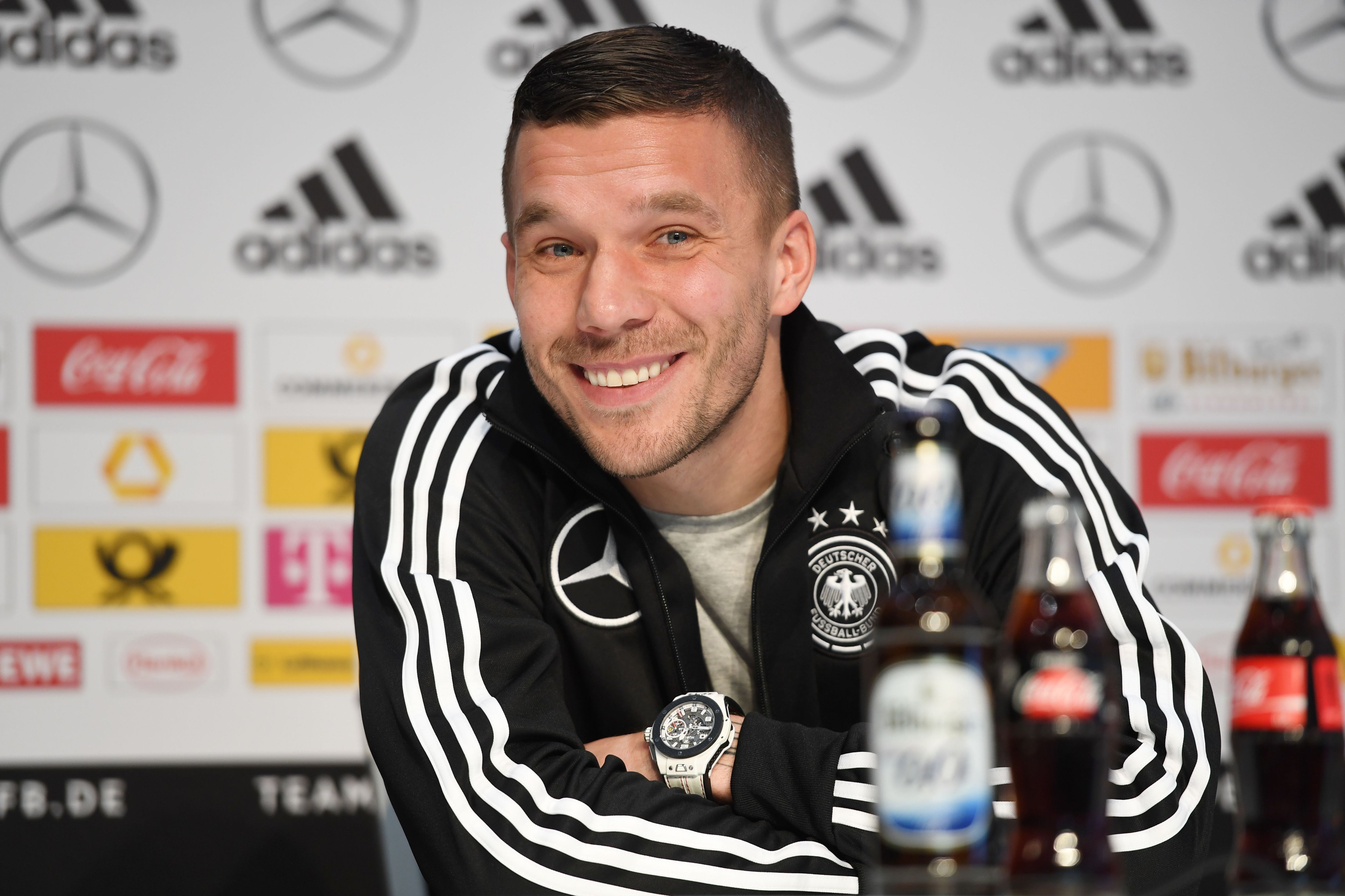 Lukas Podolski Pressekonferenz DFB Germany PK 21032017
