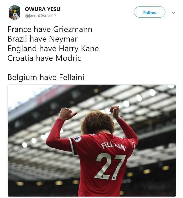 Fellaini reaction