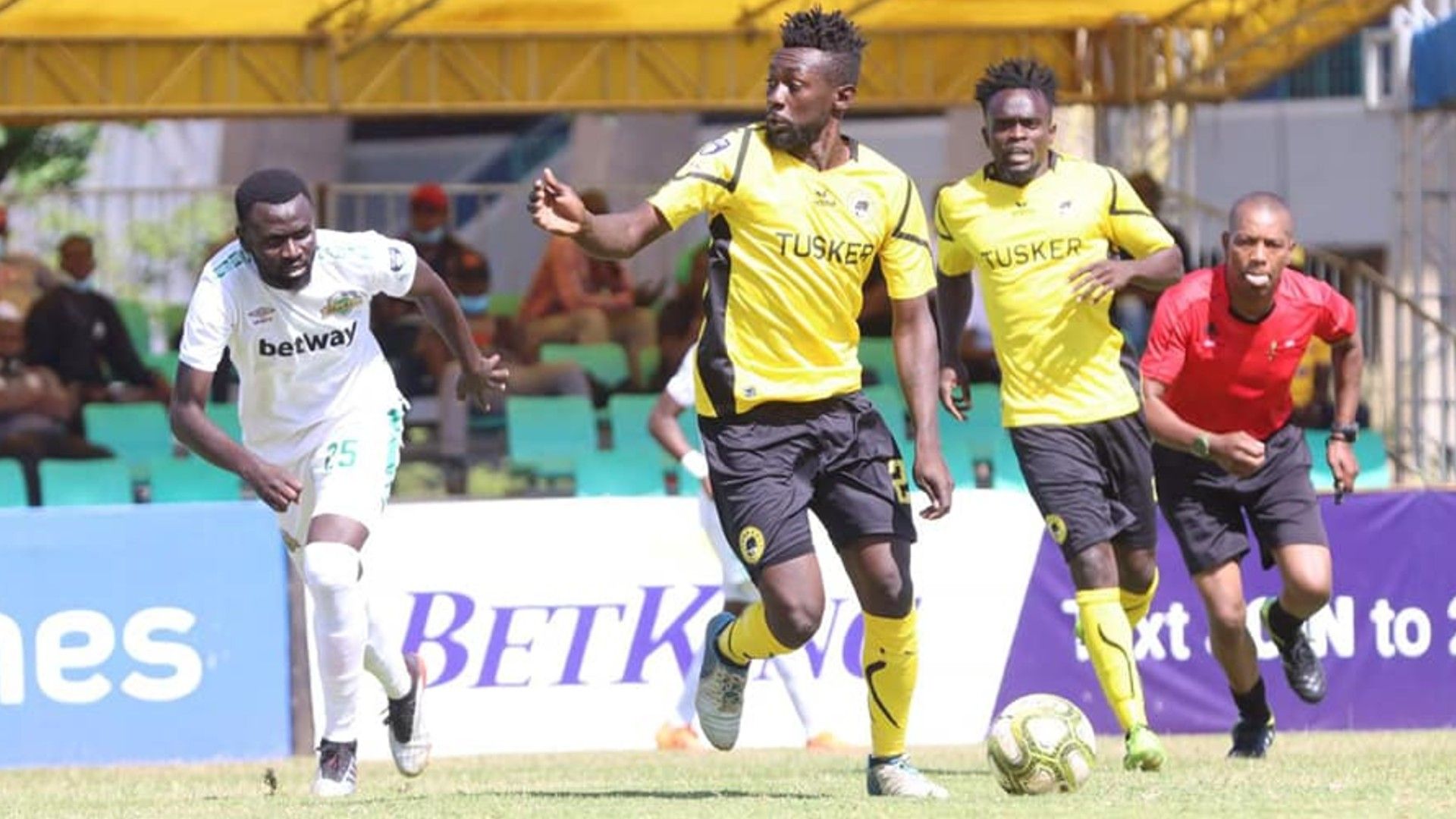 Tusker vs Kariobangi Sharks.