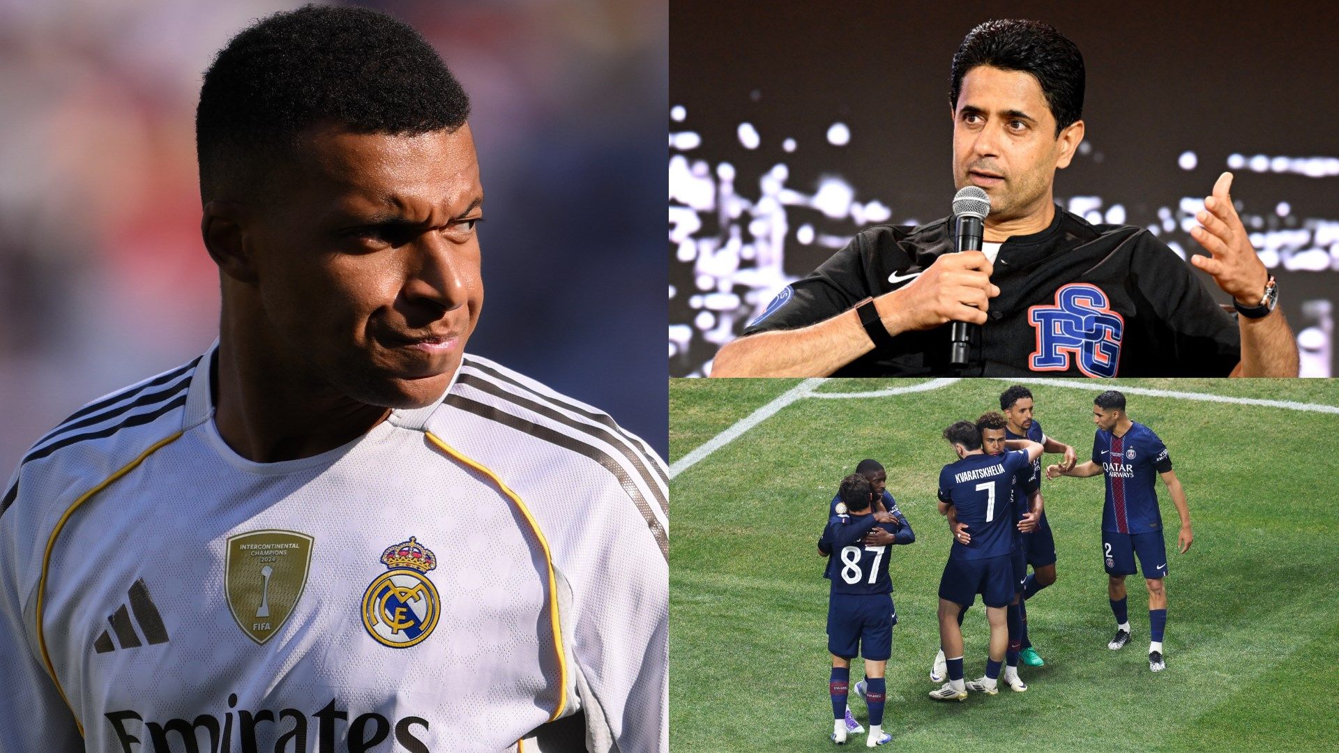 Kylian Mbappe Paris Saint-Germain Nasser Al-Khelaifi