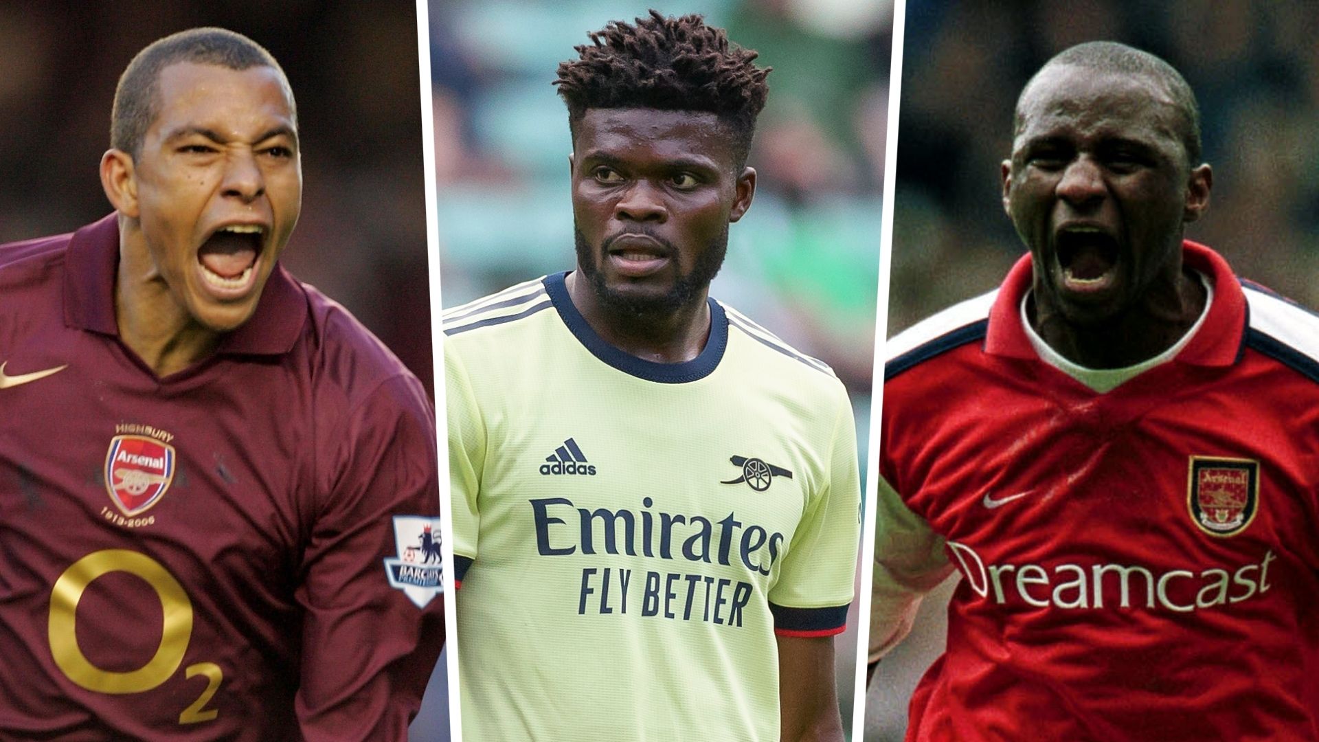 Gilberto Silva Thomas Partey Patrick Vieira