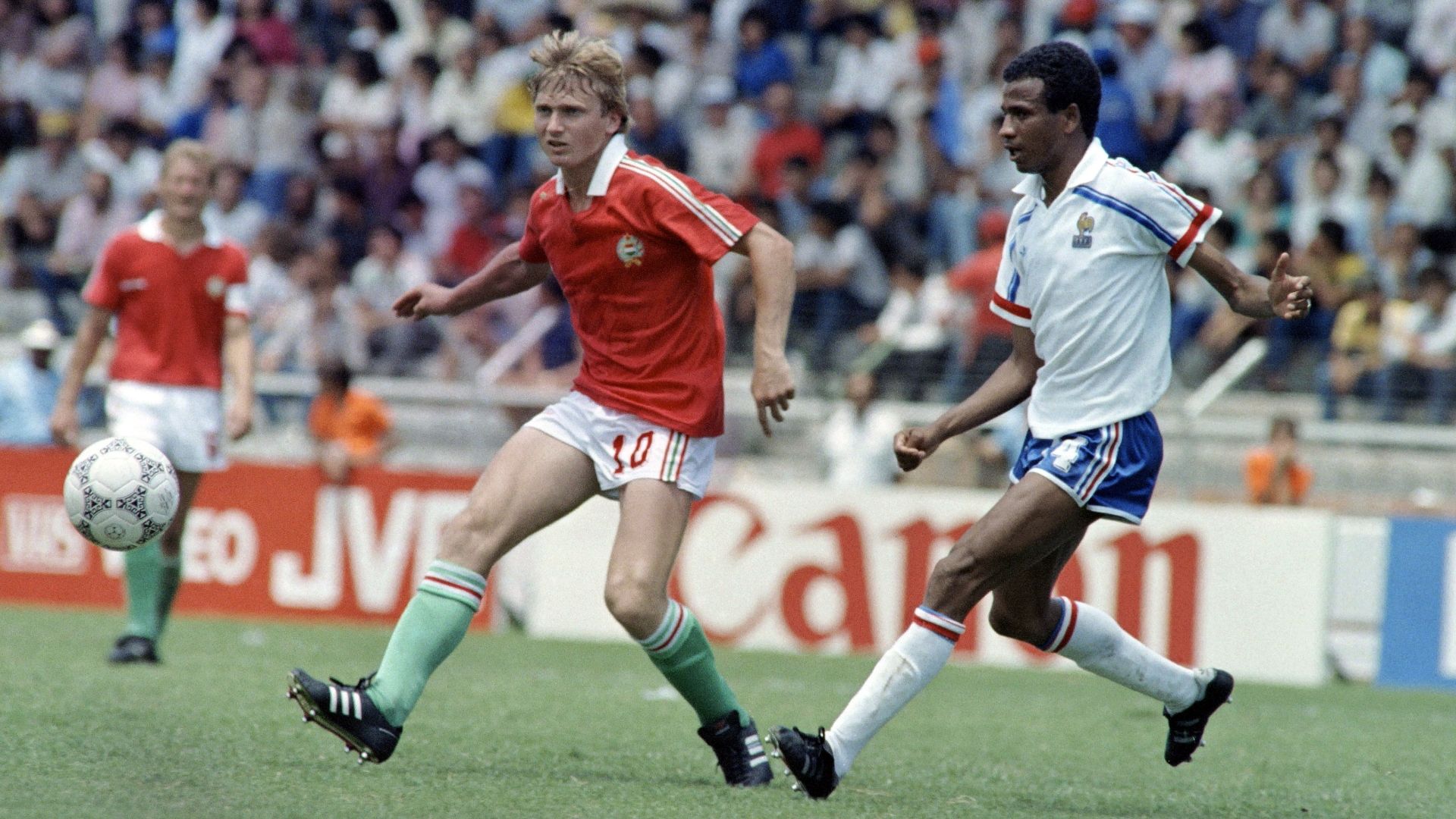 Lajos Detari Jean Tigana Hungary France World Cup 1986