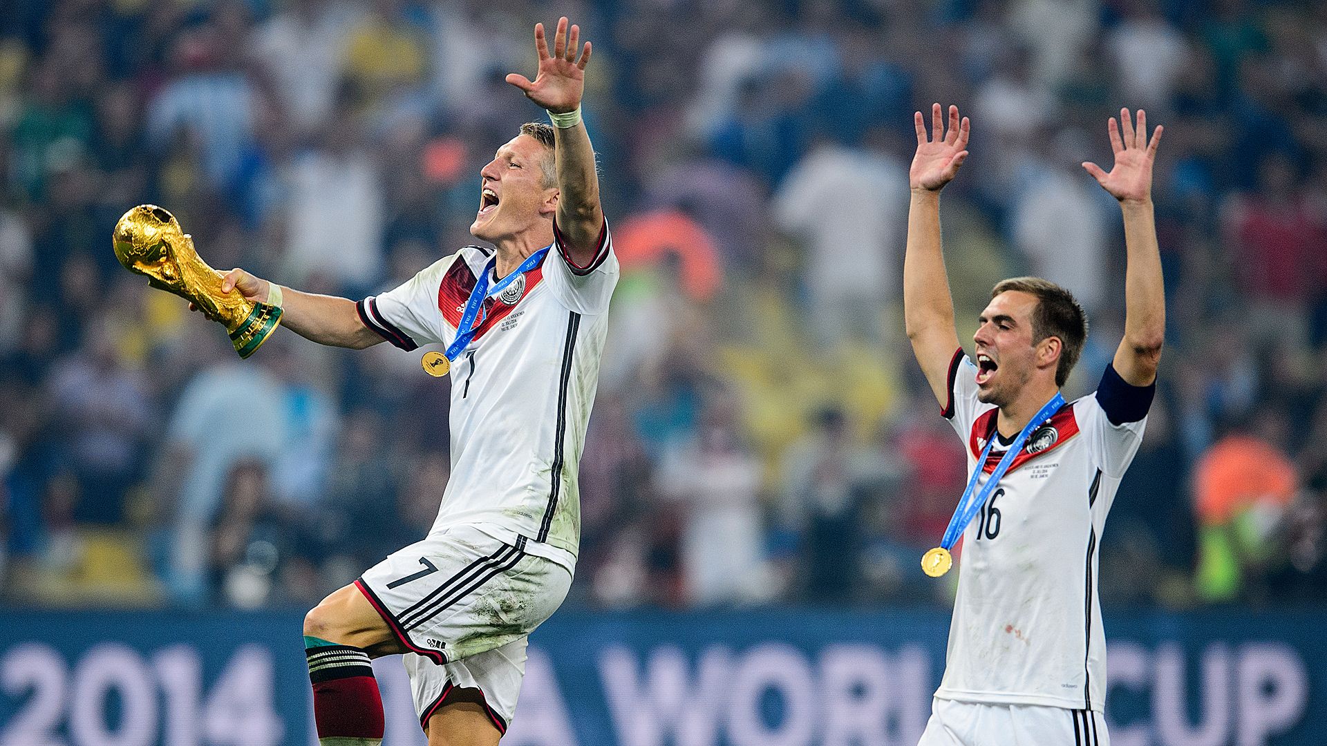 Bastian Schweinsteiger Philipp Lahm DFB Germany 07132014