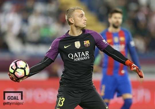 FC바르셀로나 골키퍼 야스퍼 실레센. 사진=게티이미지