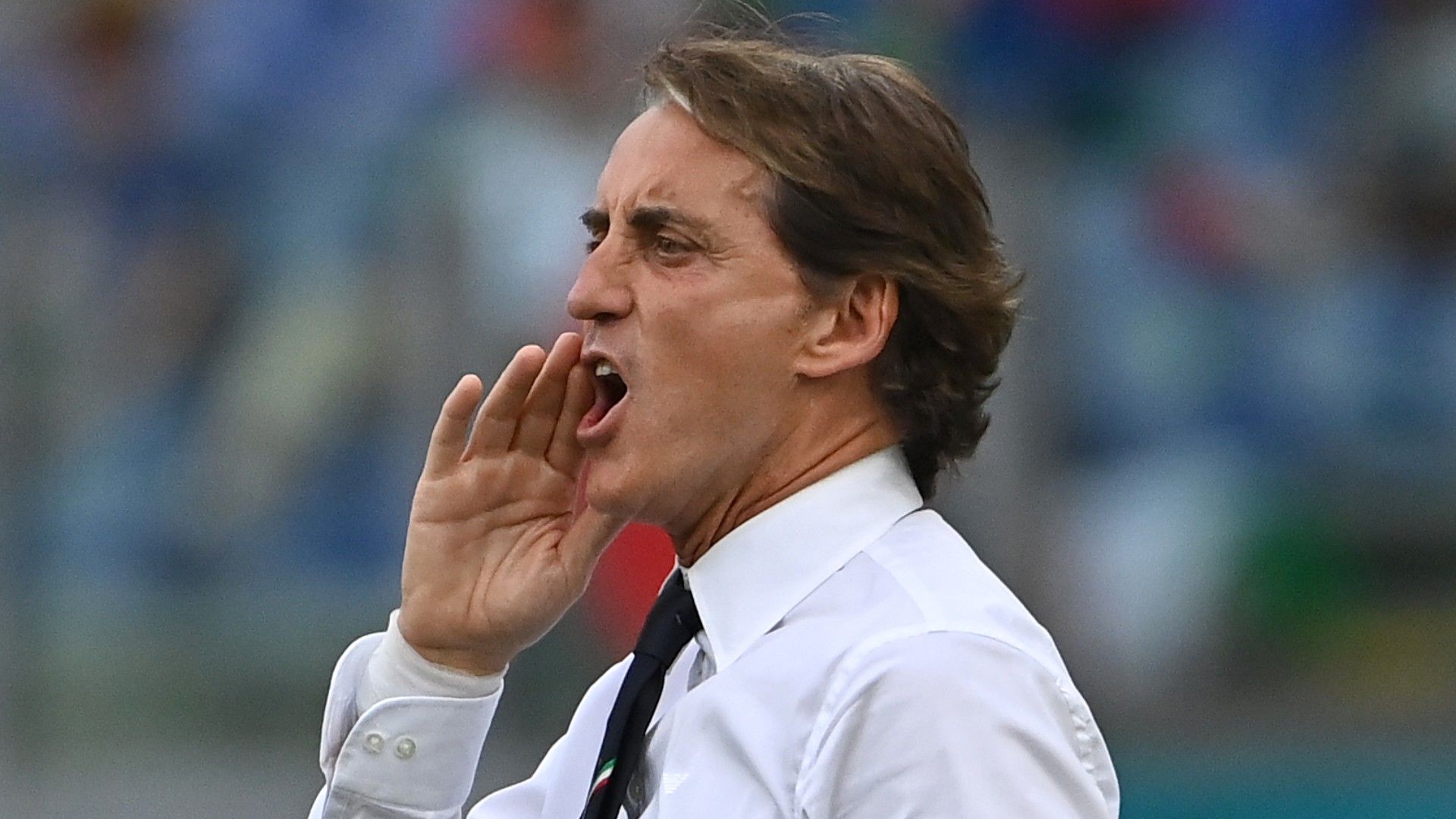 Roberto Mancini Italy Wales Euro 2020