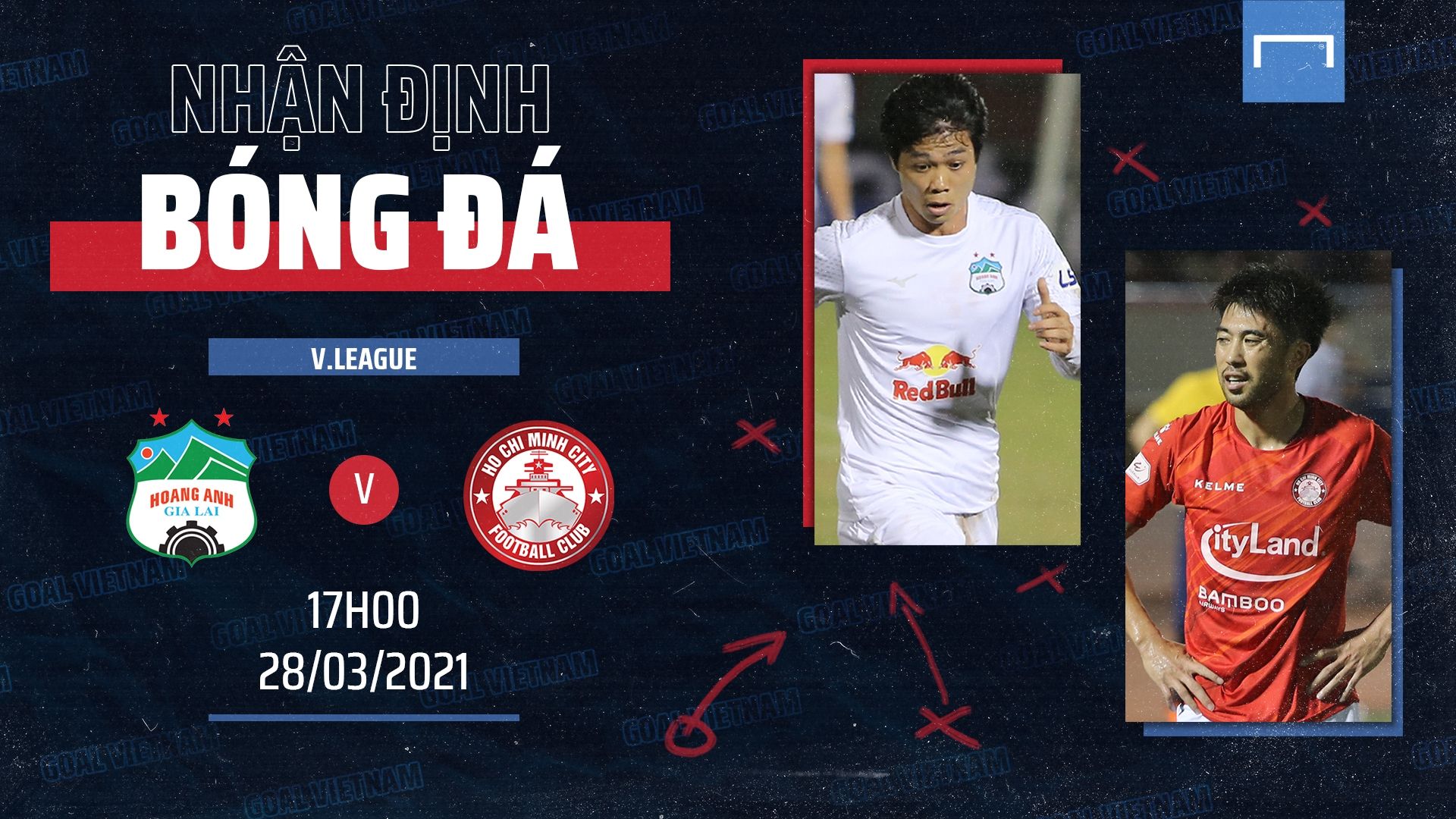 Hoang Anh Gia Lai vs Ho Chi Minh City 2021 V.League GFX