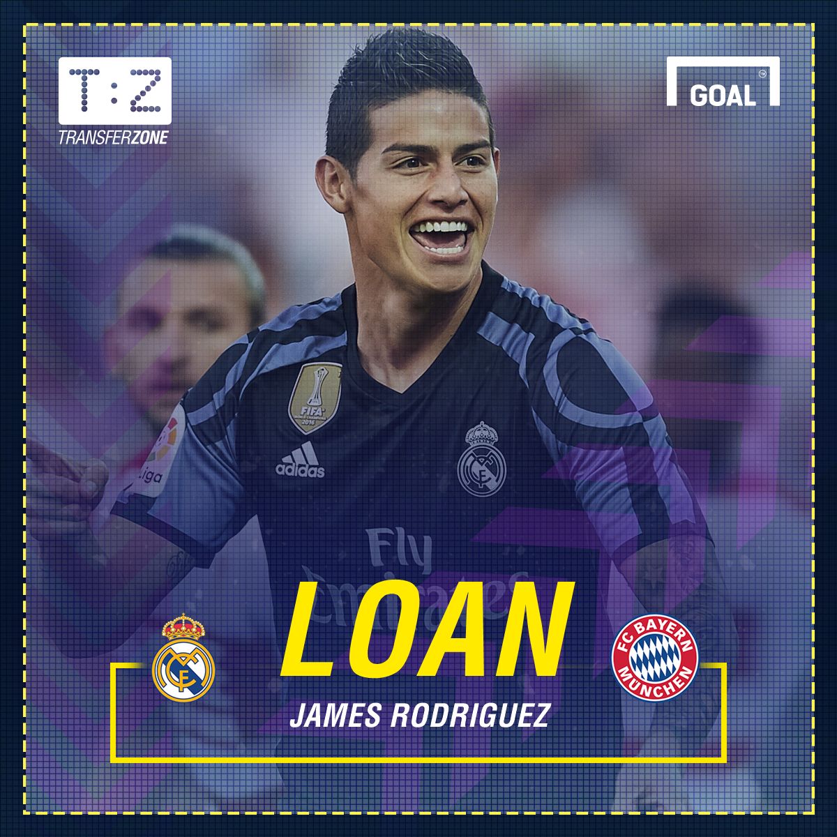 James Rodriguez Bayern Munich GFX