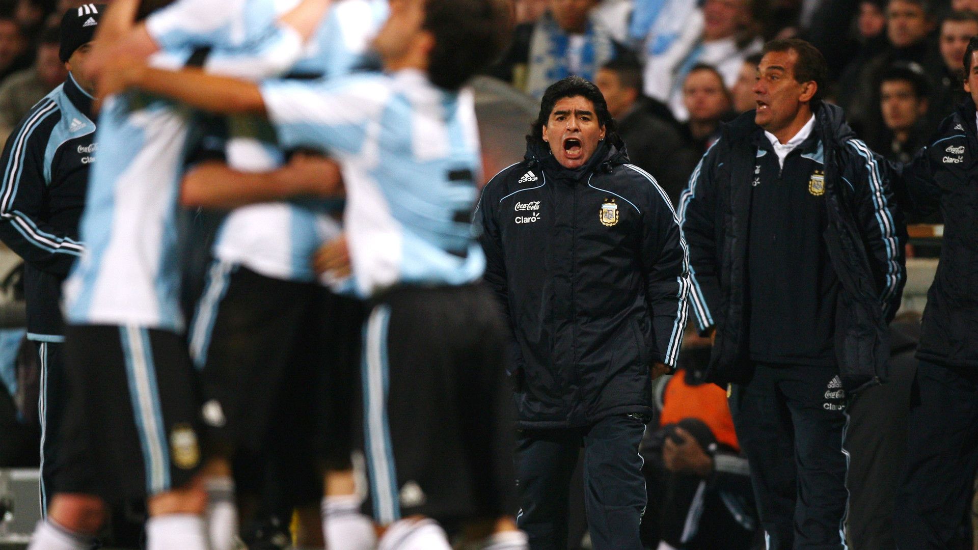 Diego Maradona Argentina Francia 2009