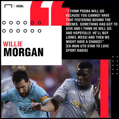 Sell Paul Pogba sign Lionel Messi Manchester United Willie Morgan