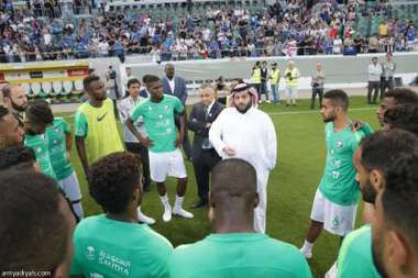 تركي آل الشيخ - المنتخب السعودي