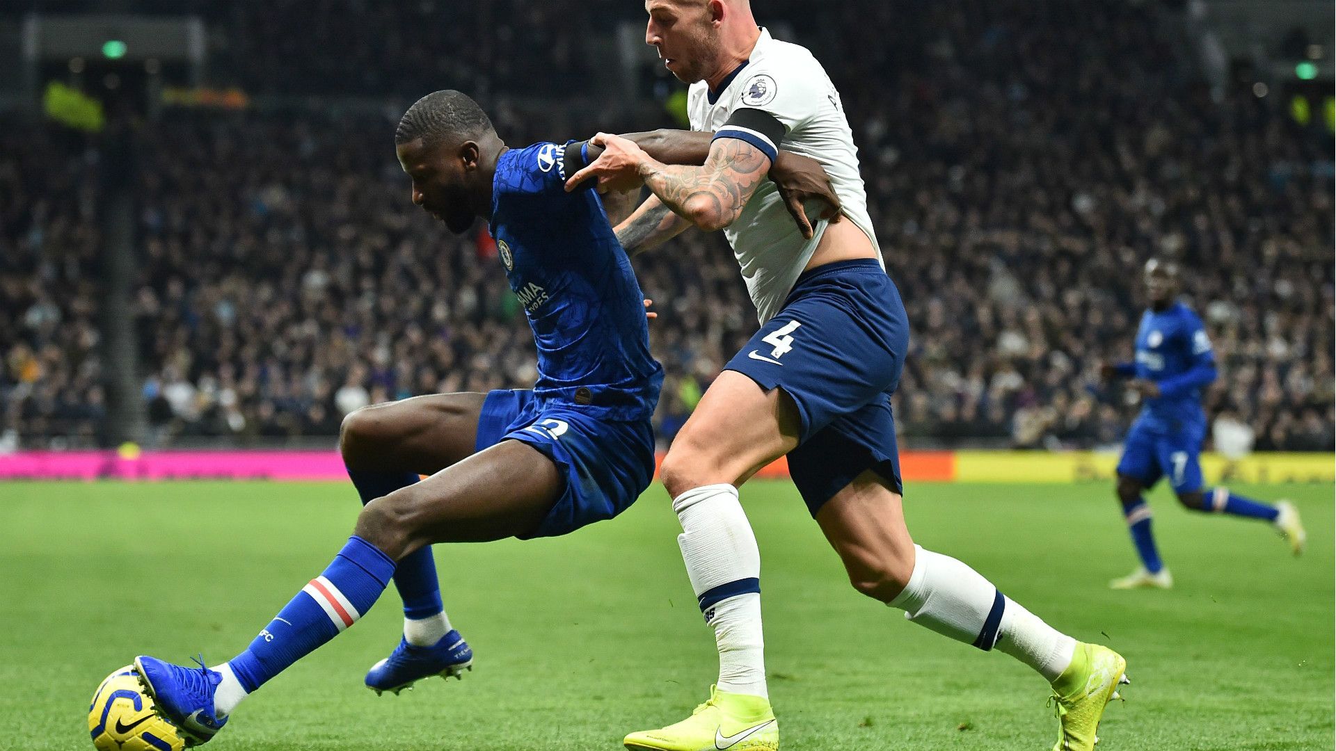 ANTONIO RÜDIGER CHELSEA TOBY ALDERWEIRELD TOTTENHAM PREMIER LEAGUE 22122019