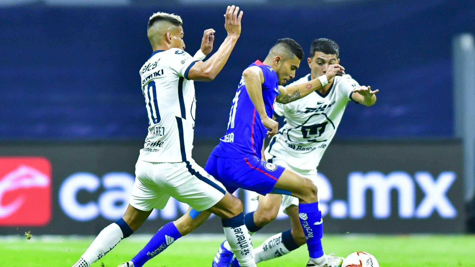 Orbelin Pineda Favio Álvarez Cruz Azul vs Pumas 071120