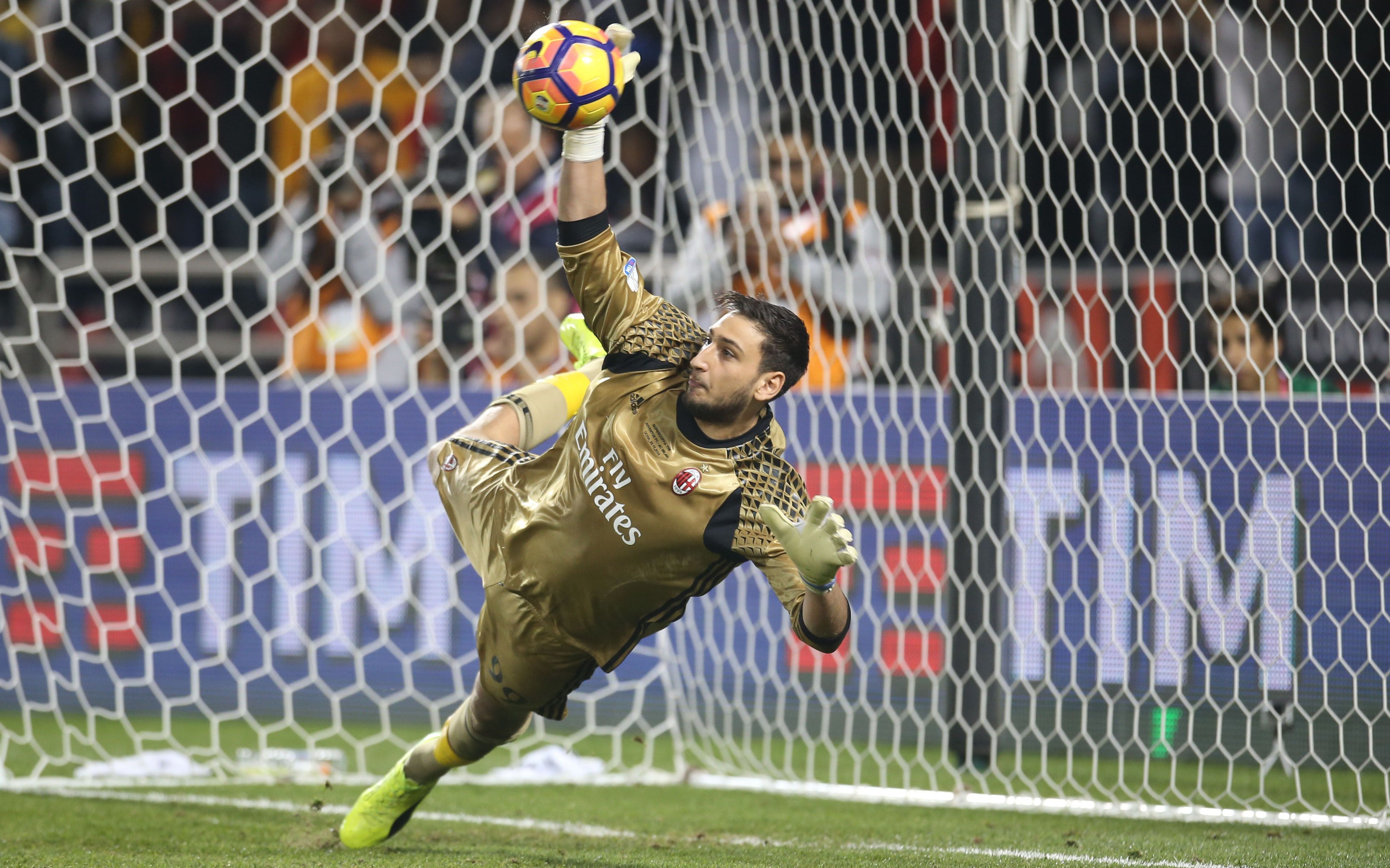Gianluigi Donnarumma Supercoppa Italiana 2016