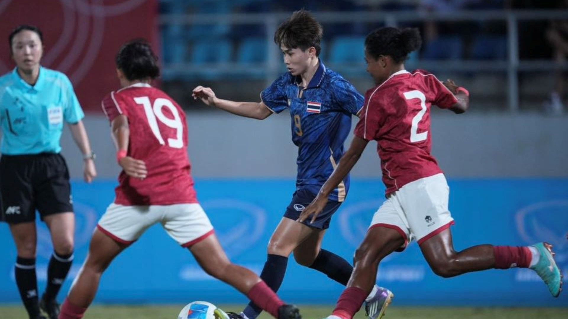 Timnas wanita Indonesia vs Thailand - SEA Games 2025 04122025