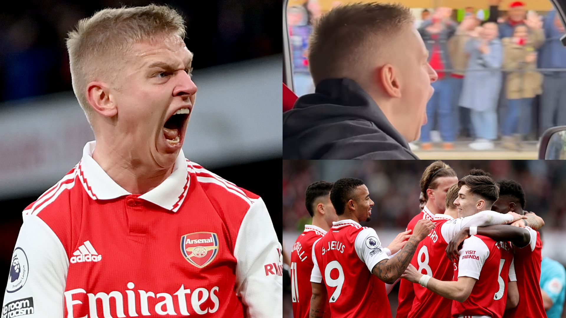 Oleksandr Zinchenko Arsenal fans