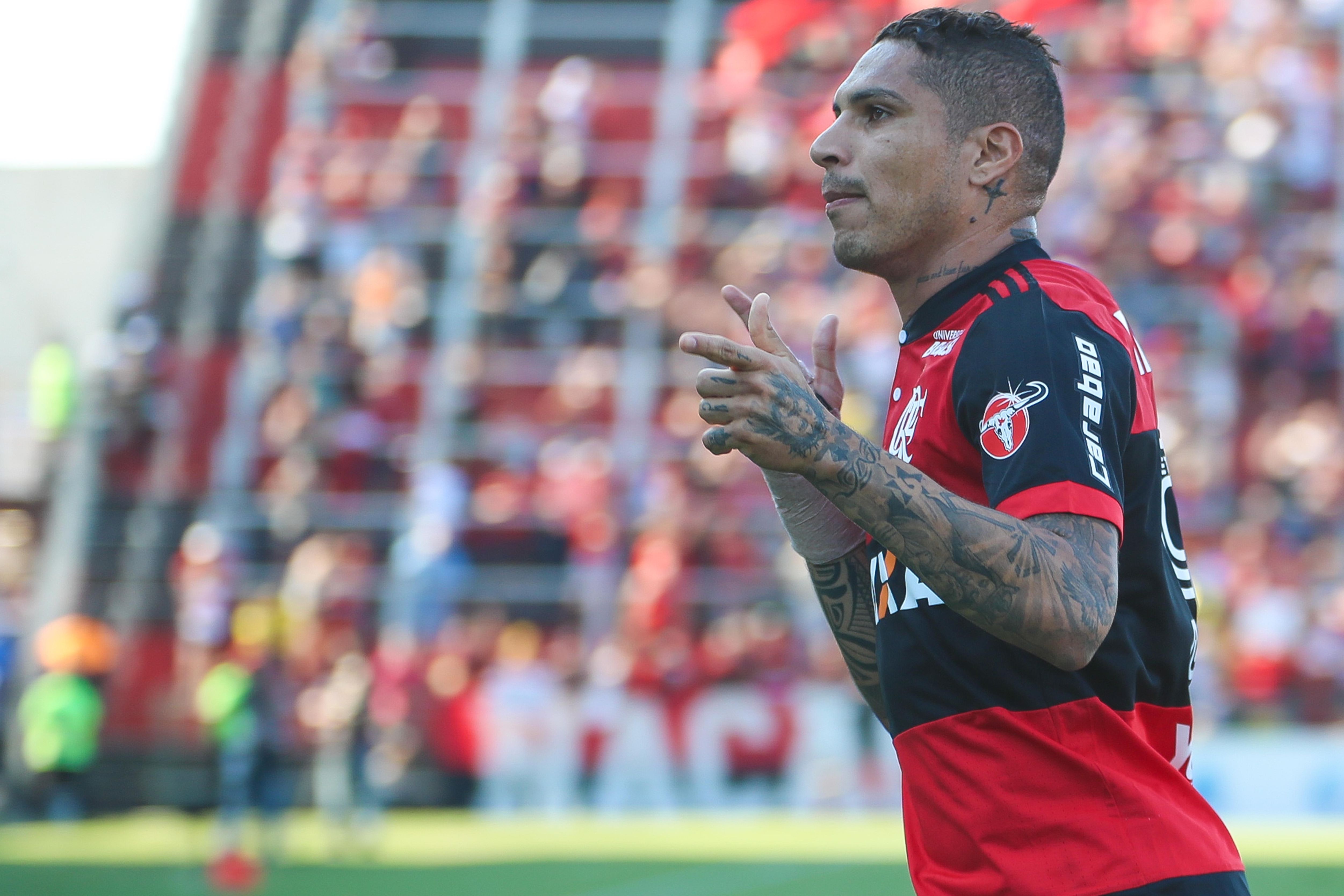 Paolo Guerrero Flamengo Sport 17 09 2017