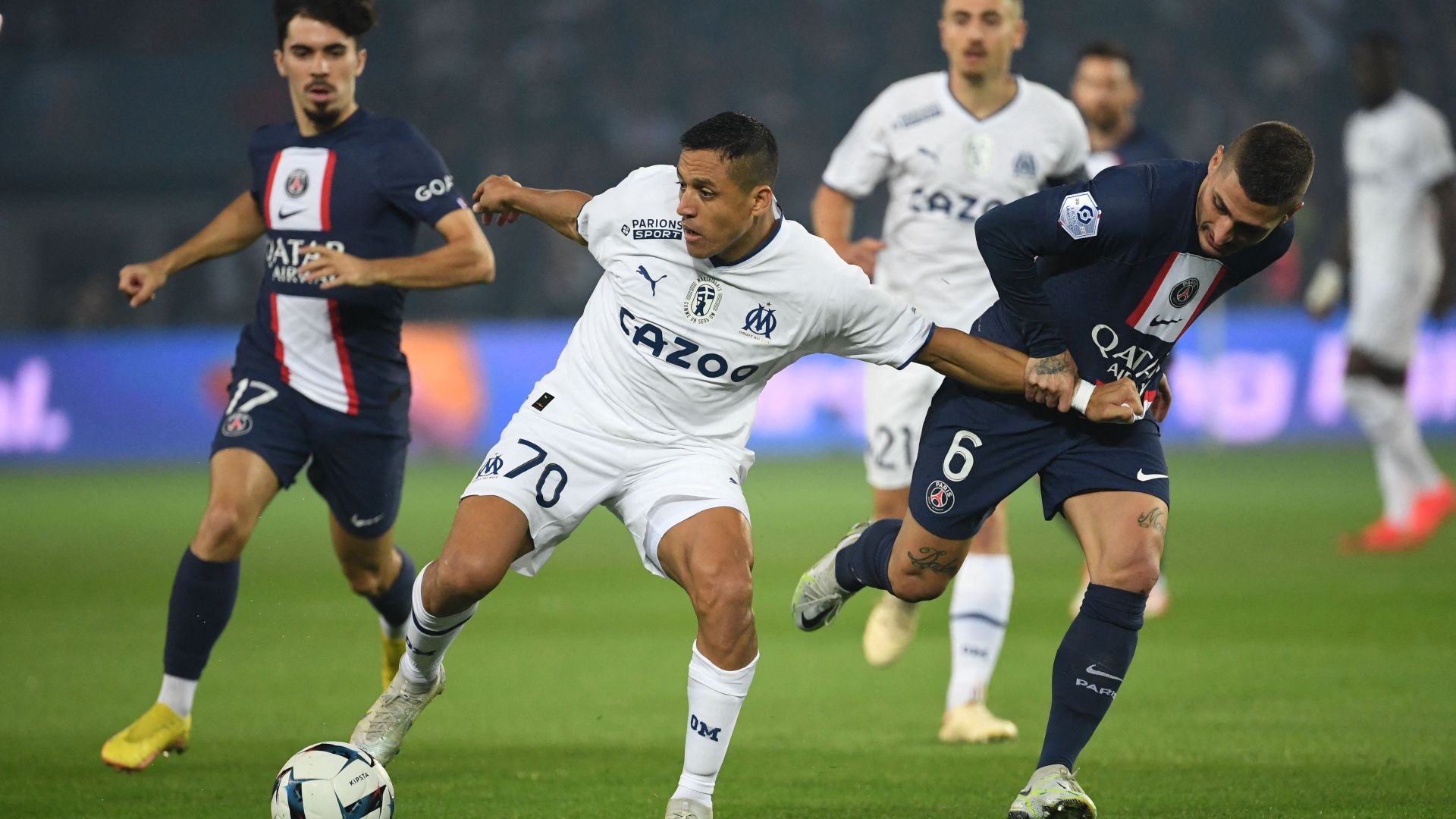 Alexis Sánchez Olympique Marsella PSG