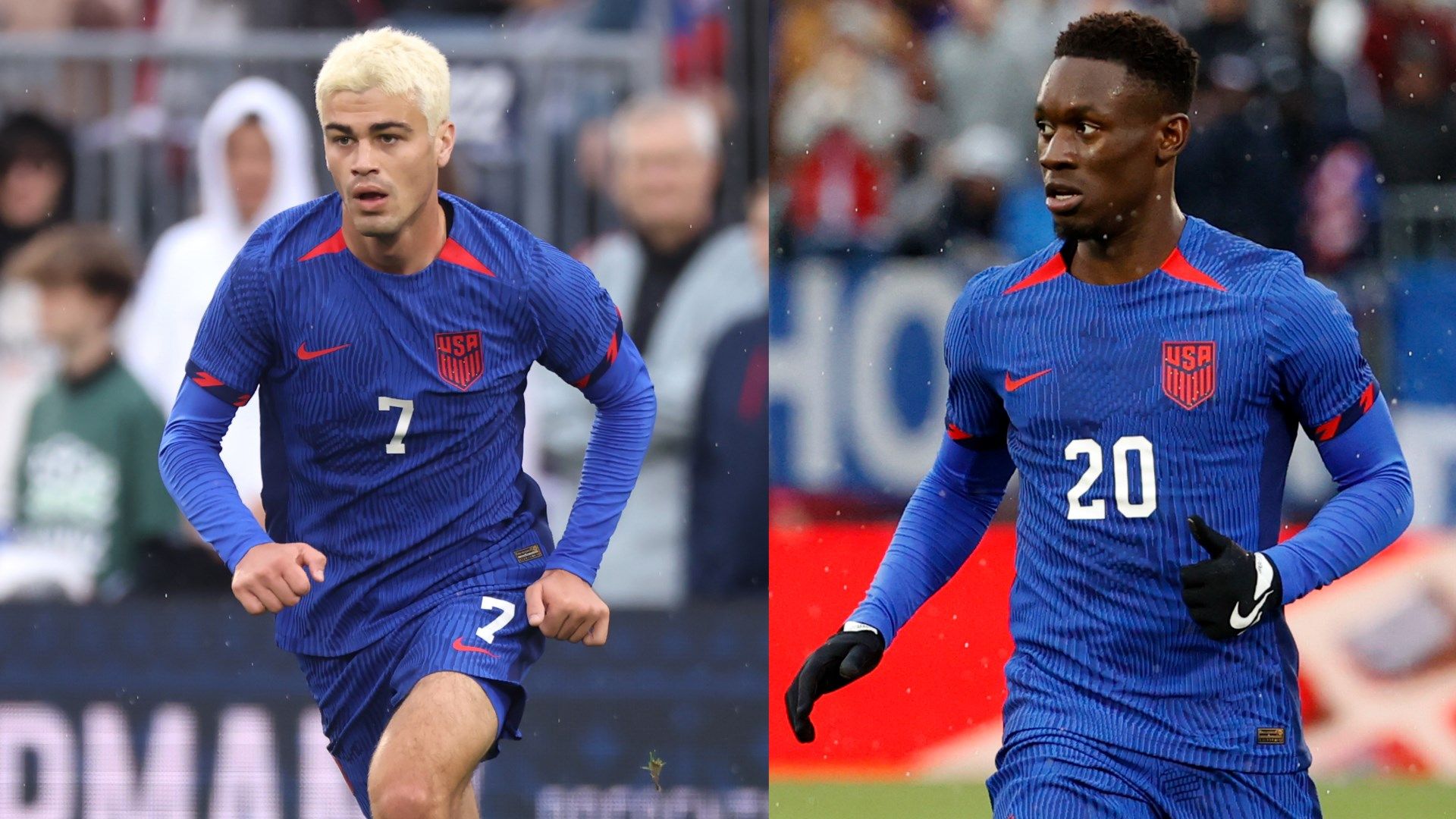 Reyna Balogun USMNT split