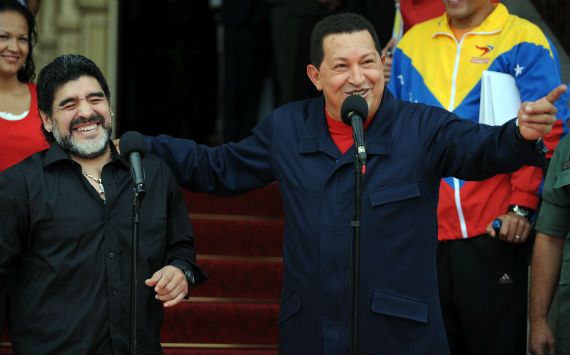 Diego Maradona - Hugo Chavez - 07222010