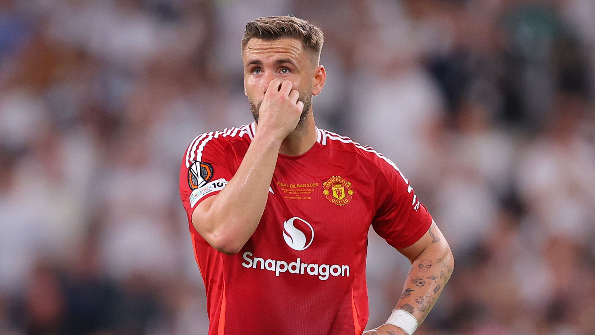 'We've very sorry' - Luke Shaw sends out apology to Man Utd fans and gives verdict on Ruben Amorim after disastrous season ends with Europa League defeat to Tottenham | Goal.com UK