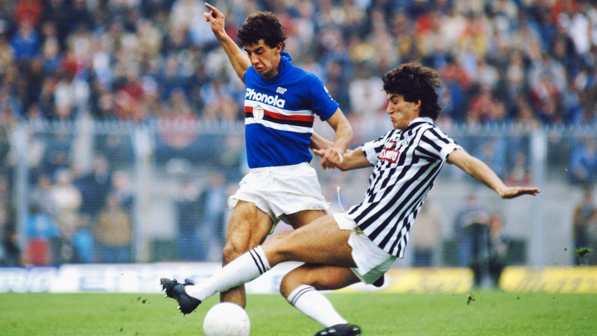 Gianluca Vialli Paolo Pochesci Sampdoria Ascoli Serie A