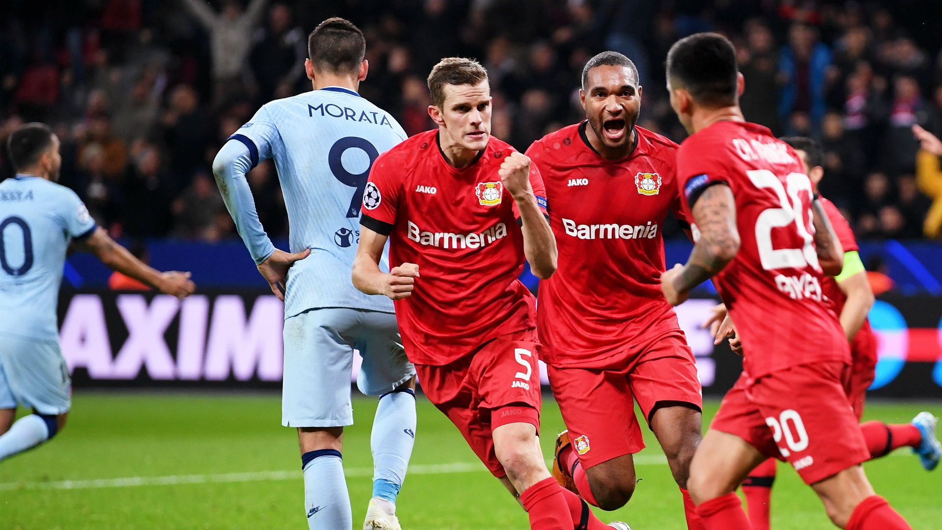 Bayer Leverkusen Bender Tah Aranguiz Atletico 06112019