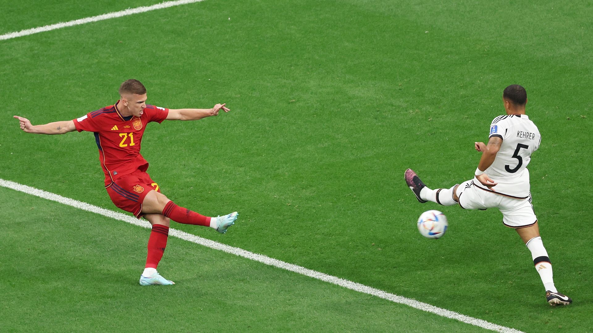 Dani Olmo Spain Germany World Cup Qatar 2022