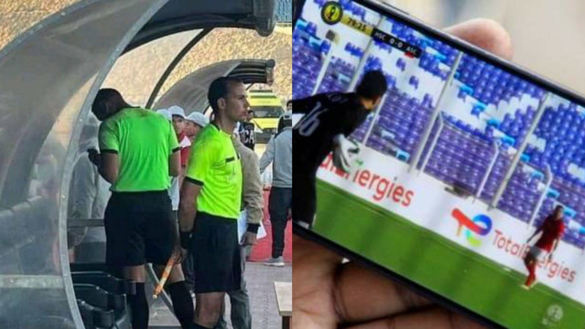 arbitro var smartphone egitto