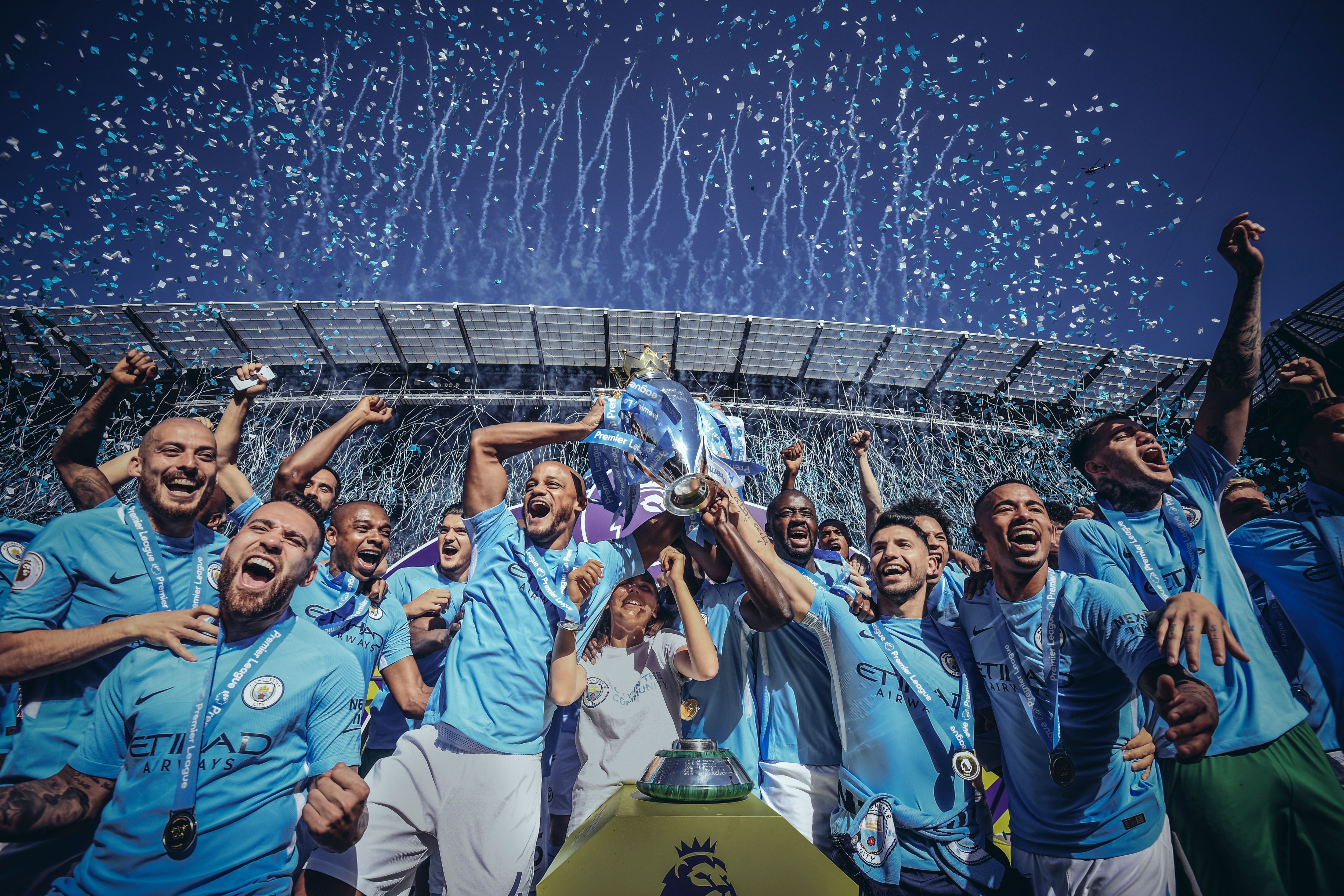 Manchester City Premier League Trophy 2018