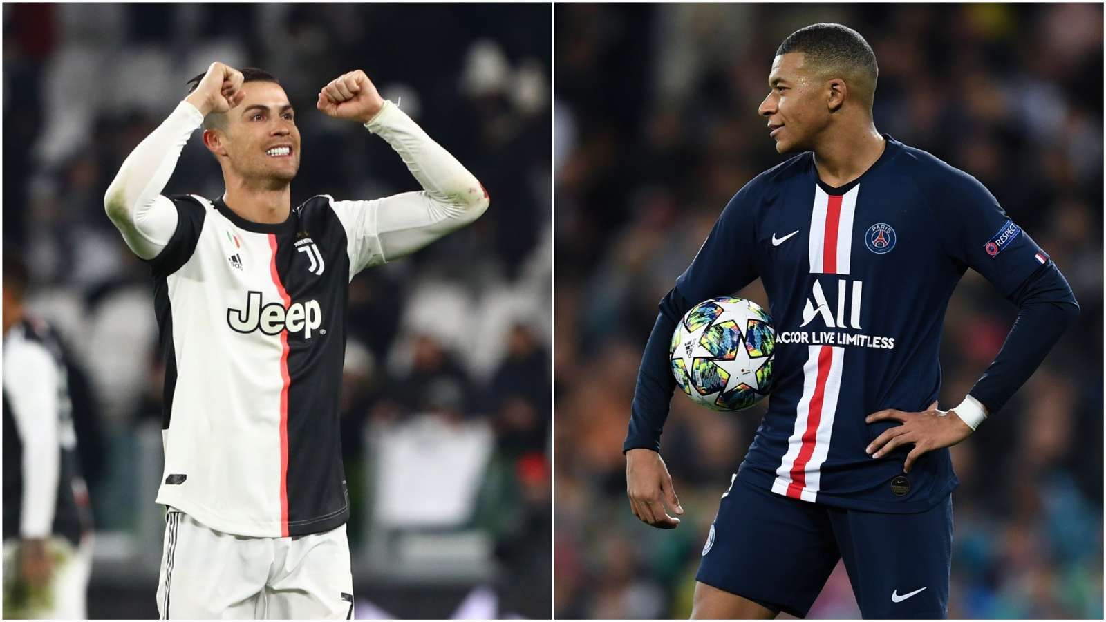 Cristiano Ronaldo Kylian Mbappe
