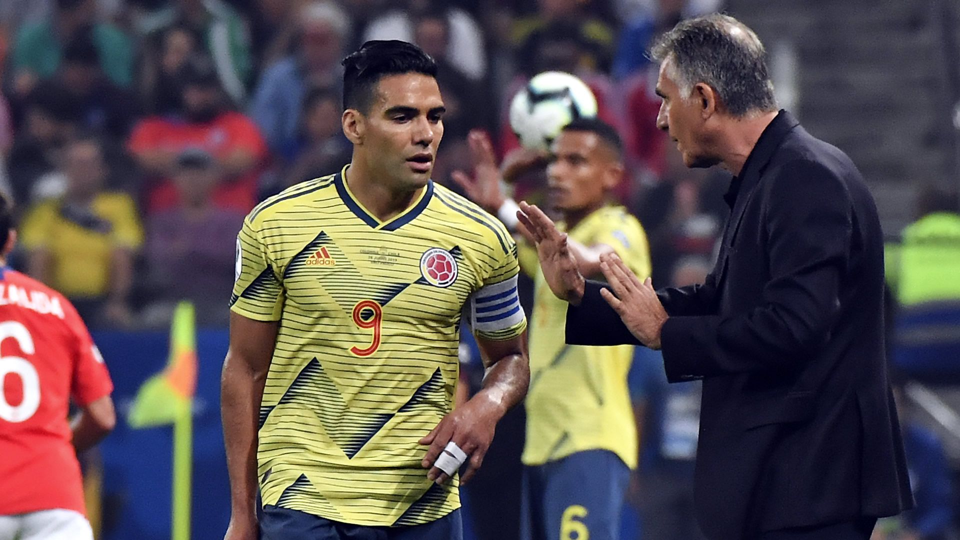 Radamel Falcao García Carlos Queiroz Colombia 2019