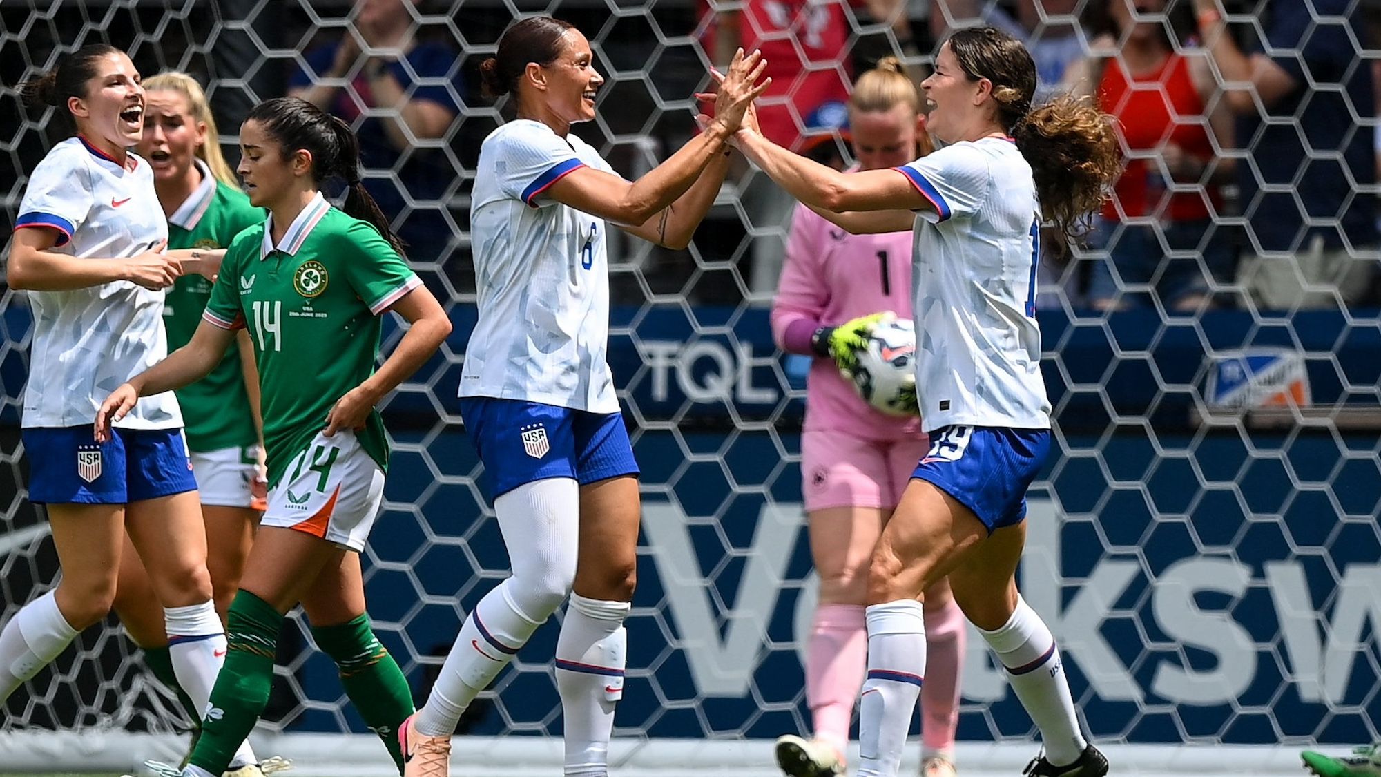 Lynn Biyendolo USWNT vs Ireland