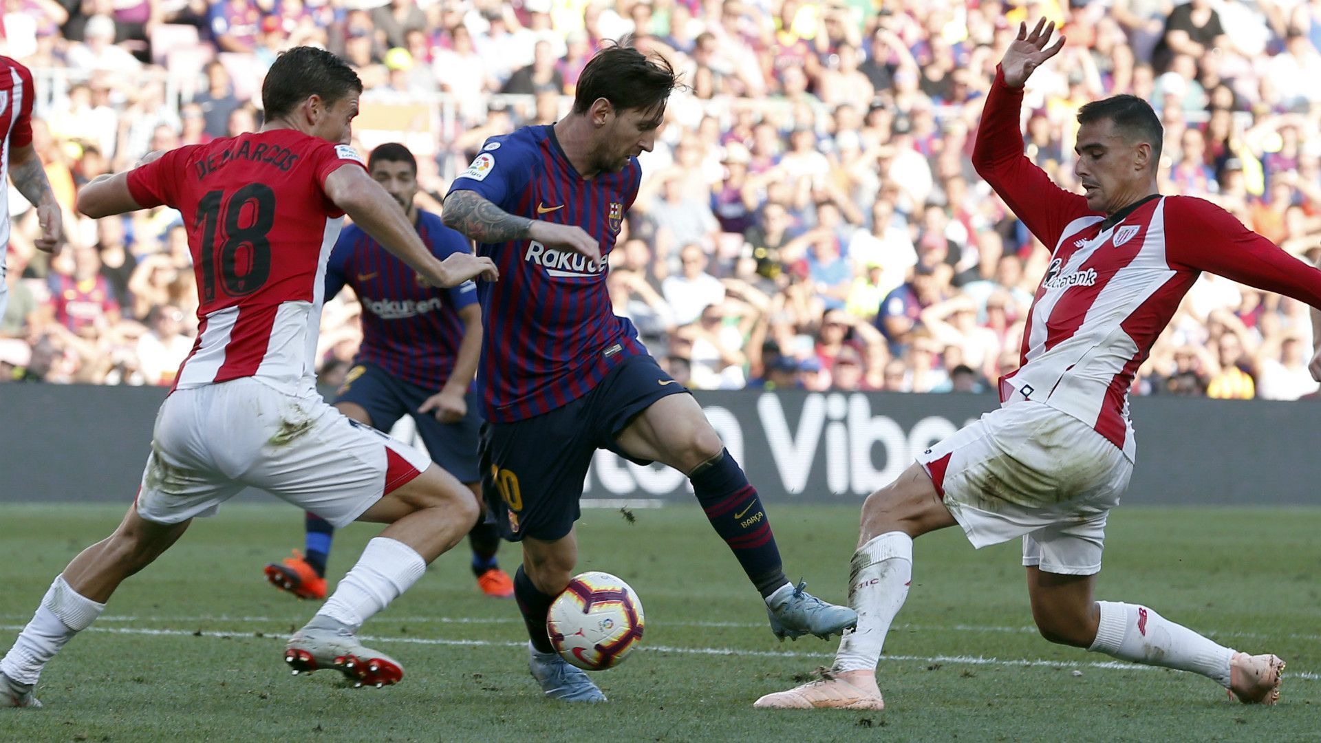 OSCAR DE MARCOS DANI GARCIA ATHLETIC CLUB LIONEL MESSI BARCELONA