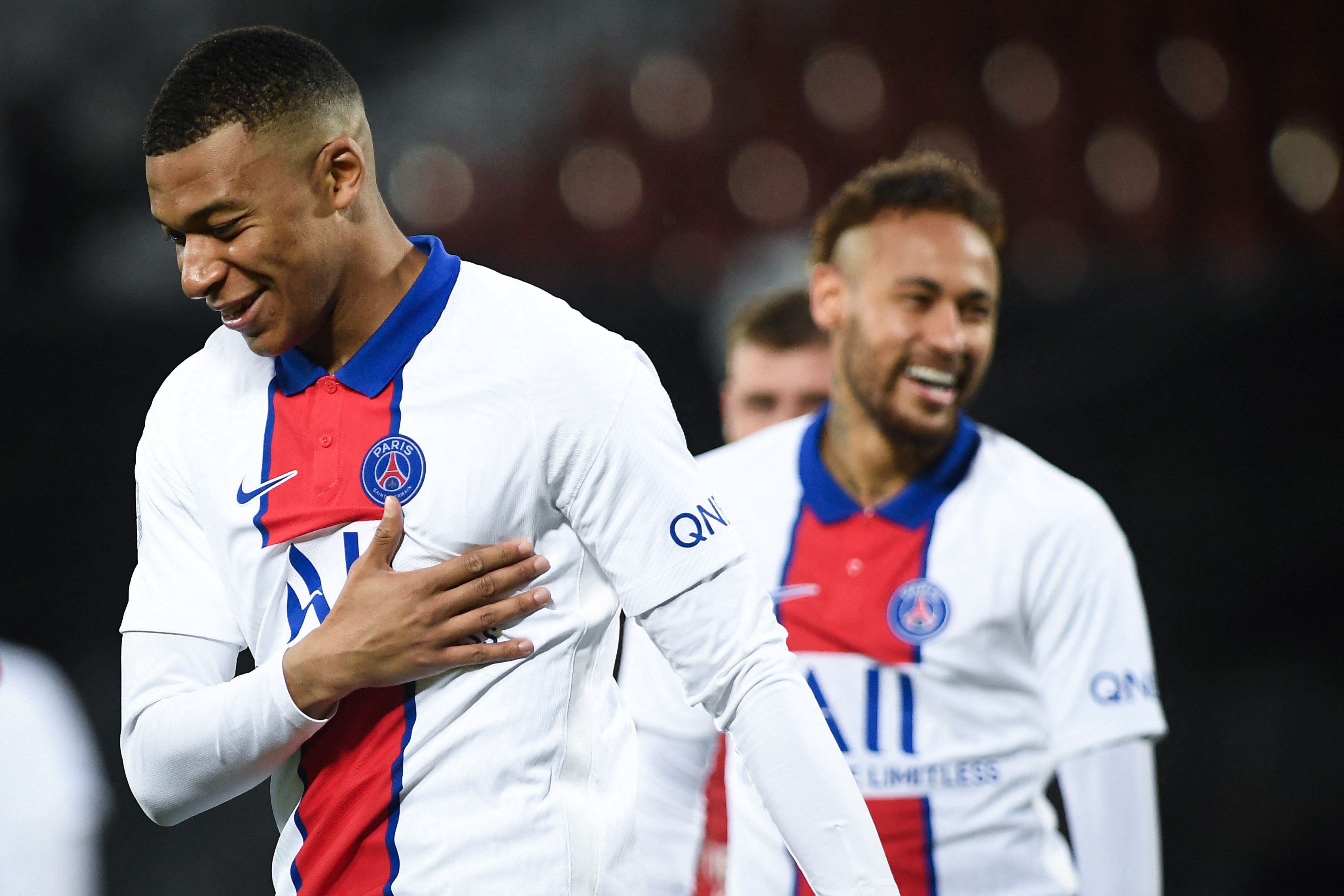 Mbappé Neymar Brest-PSG