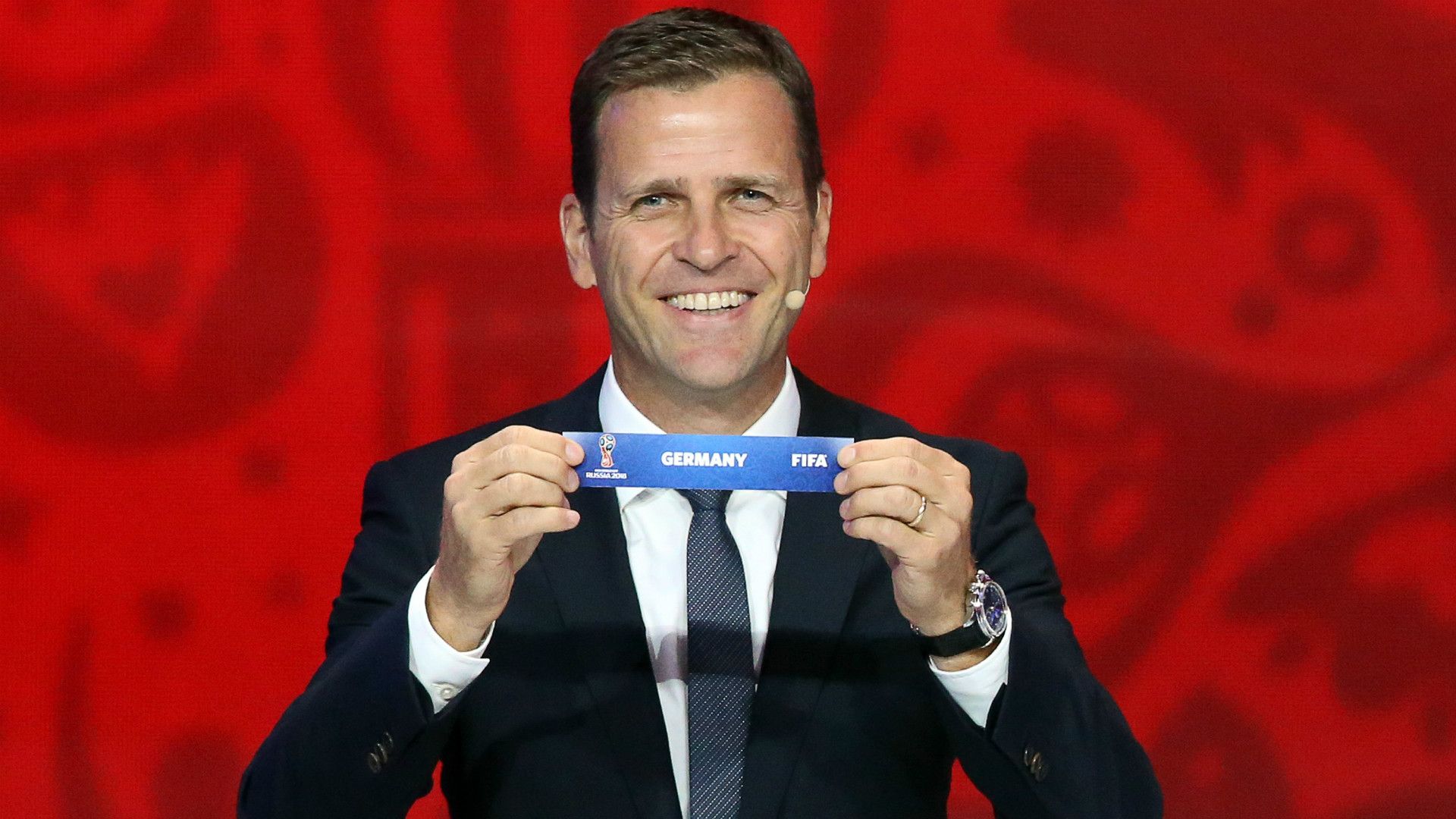 Oliver Bierhoff FIFA World Cup Qualification Draw