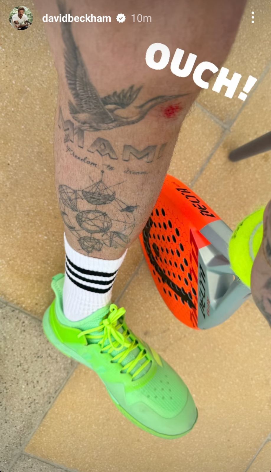 David Beckham tattoo