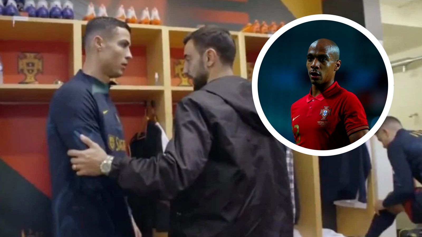 Bruno Fernandes, Cristiano Ronaldo, João Mário