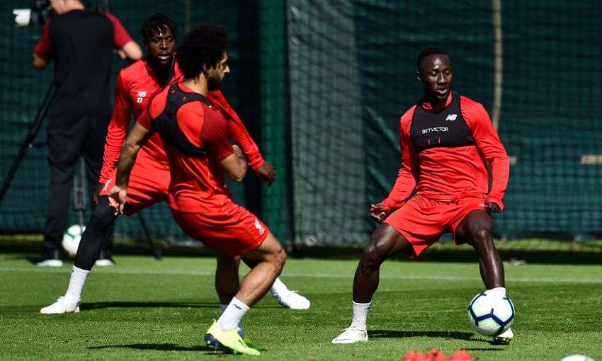 Liverpool training