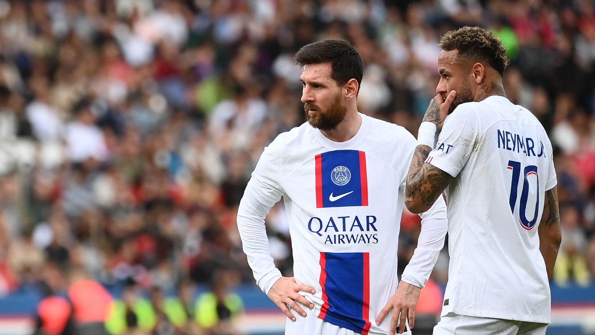 PSG Troyes Lionel Messi Neymar