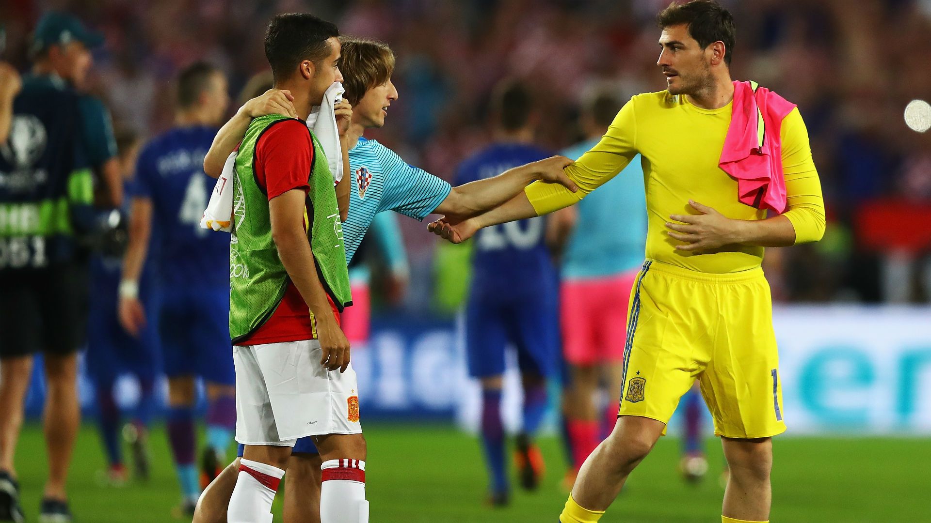 croatia spain - luka modric iker casillas - euro 2016 - 21062016