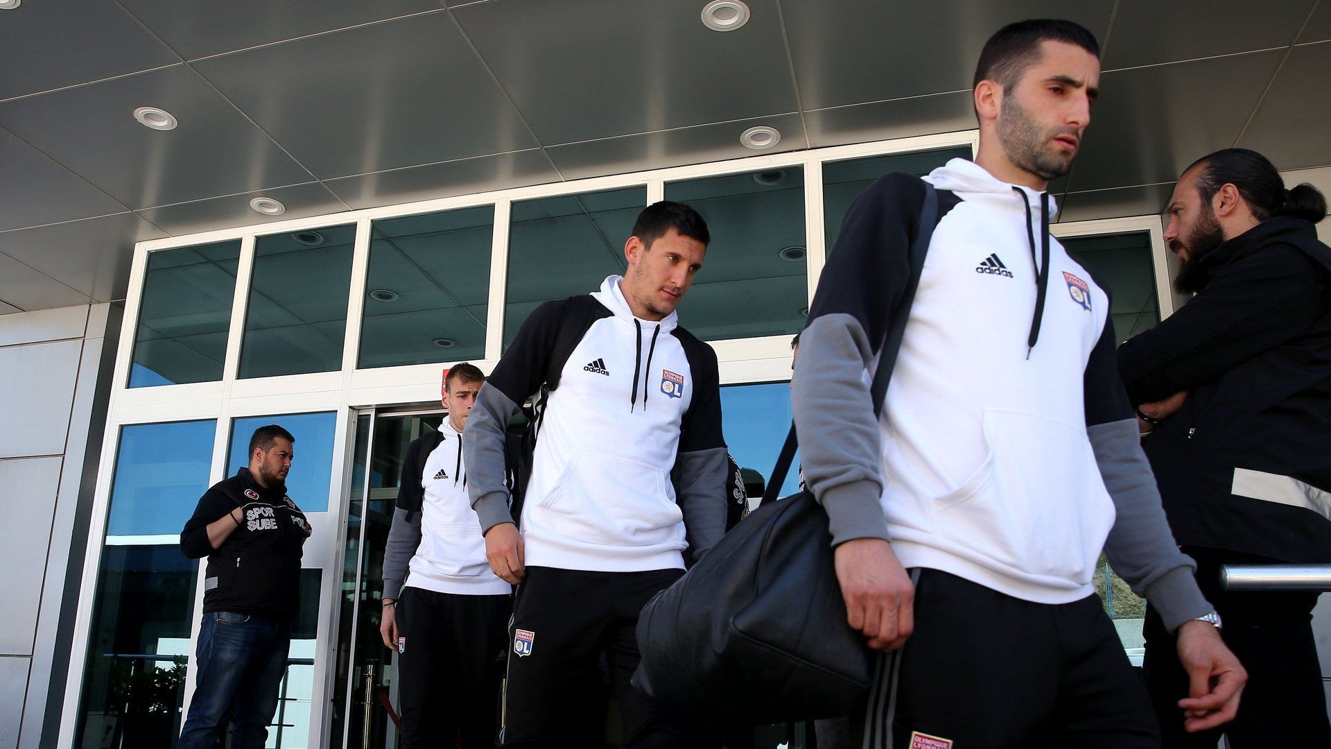 Olympique Lyon has arrived Istanbul