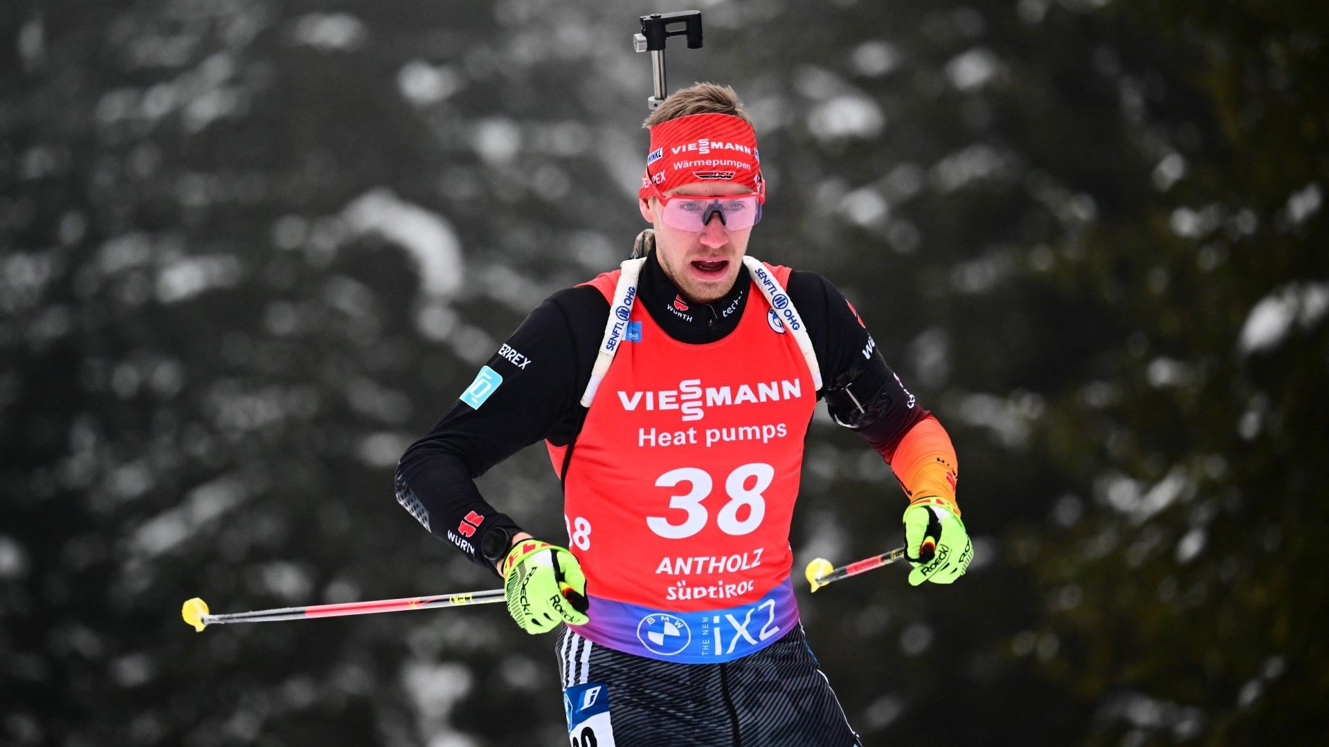 Germany's Johannes Kuehn competes