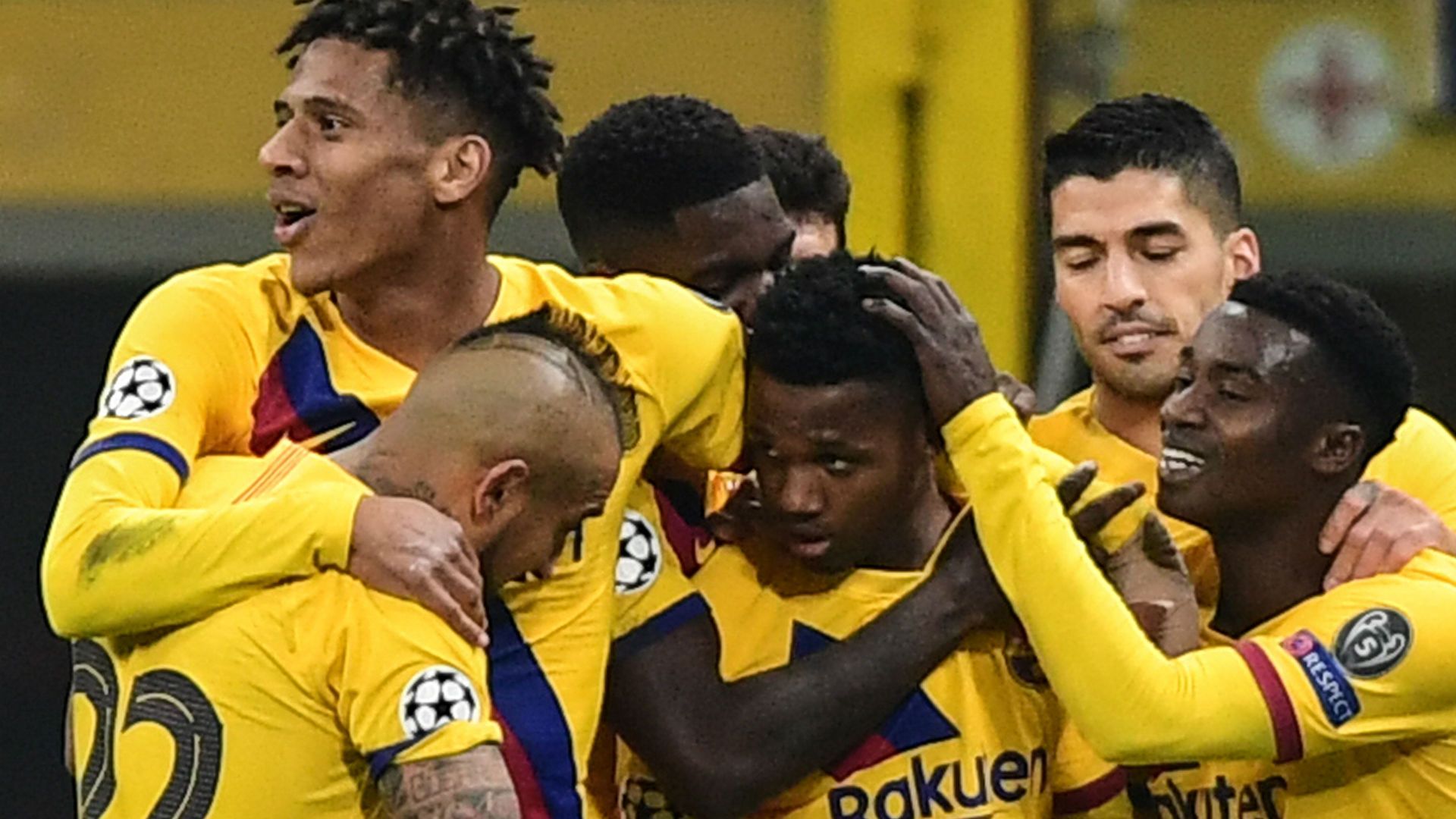 Ansu Fati Inter Barcelona Champions League