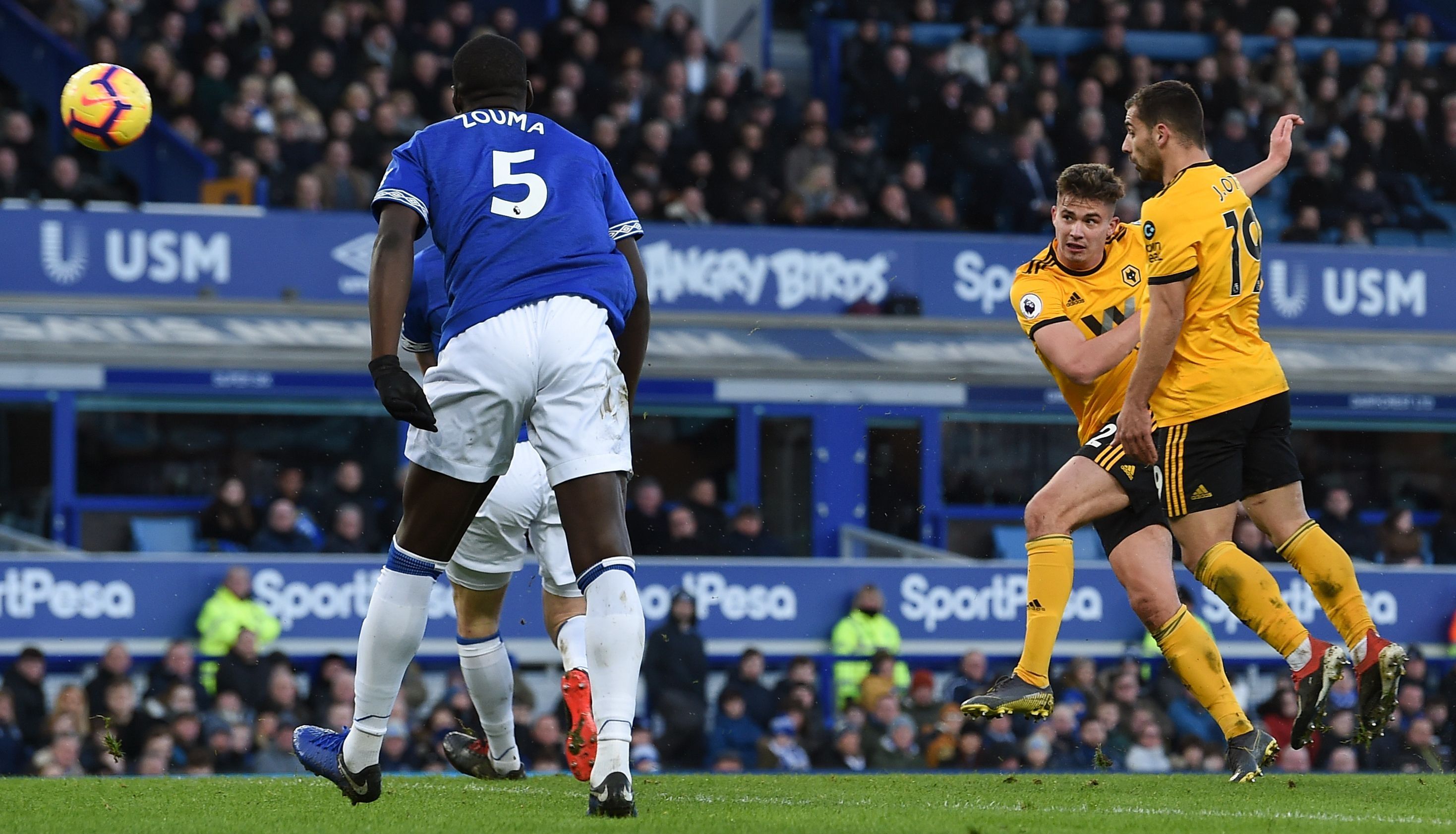 Leander Dendoncker - Everton v Wolverhampton Wanderers : 2019