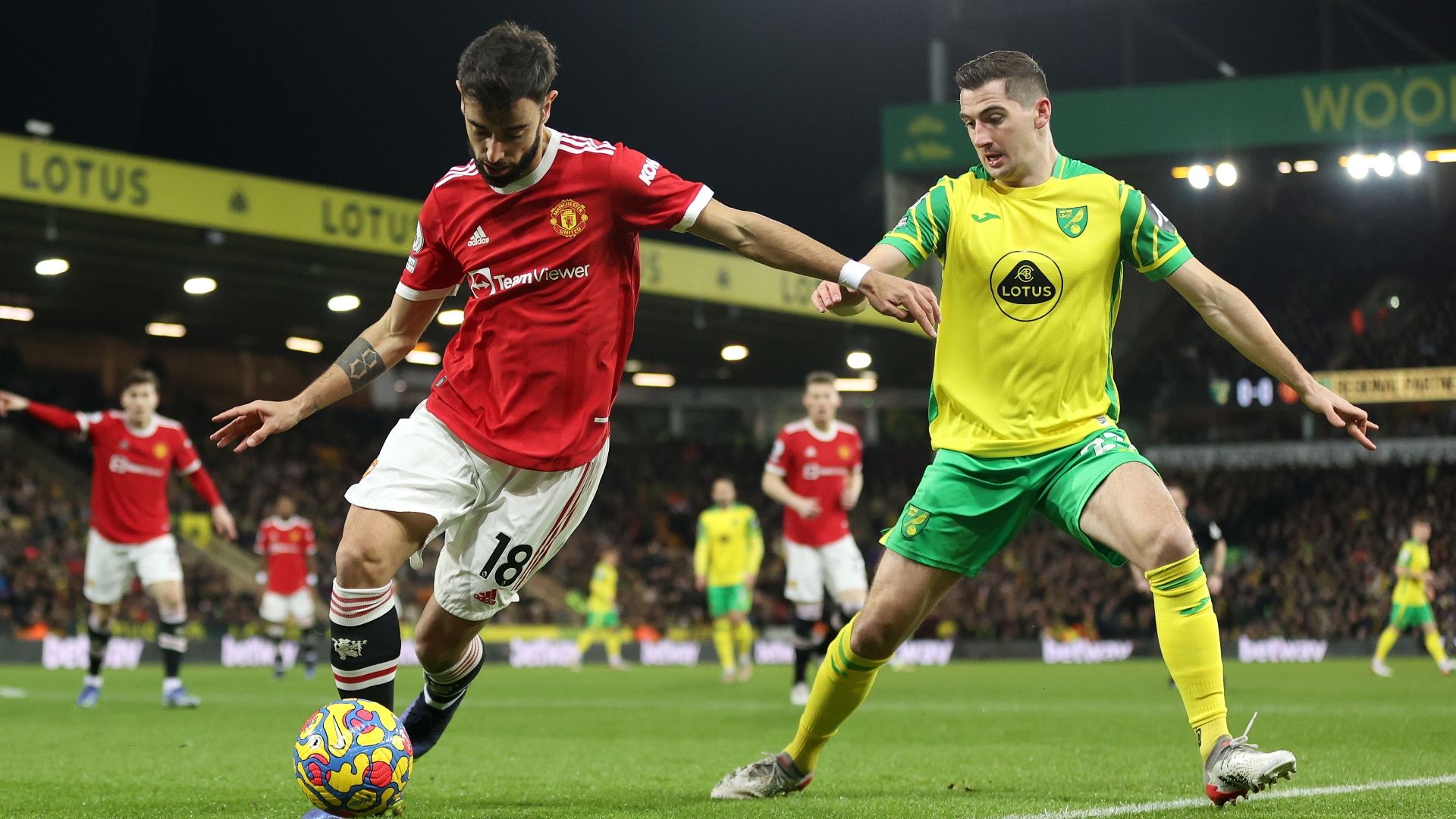 Bruno Fernandes, Norwich vs Man Utd 2021-22