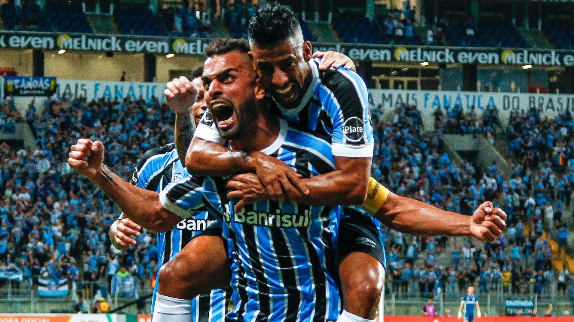 Maicon Léo Moura Grêmio Santos Brasileirão 07 05 2018