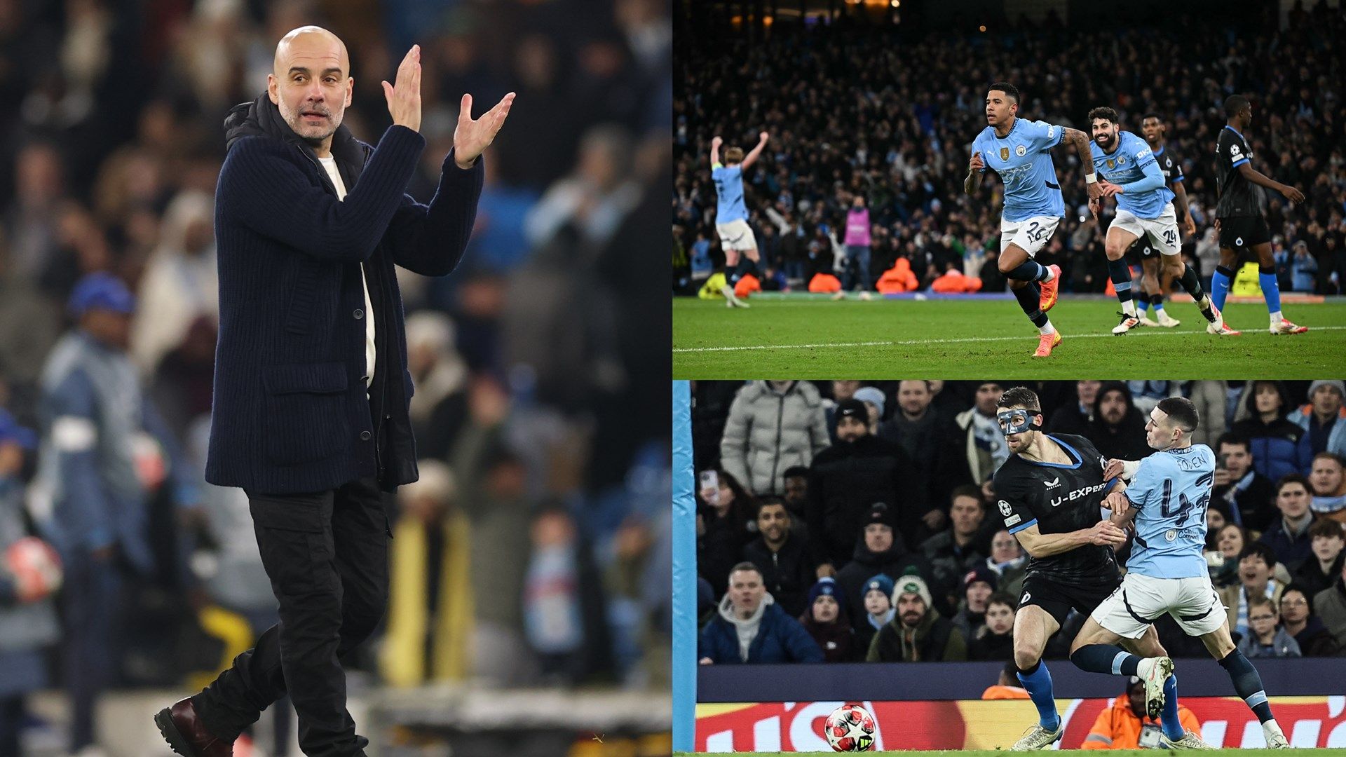 Man City Club Brugge UCL 2024-2025