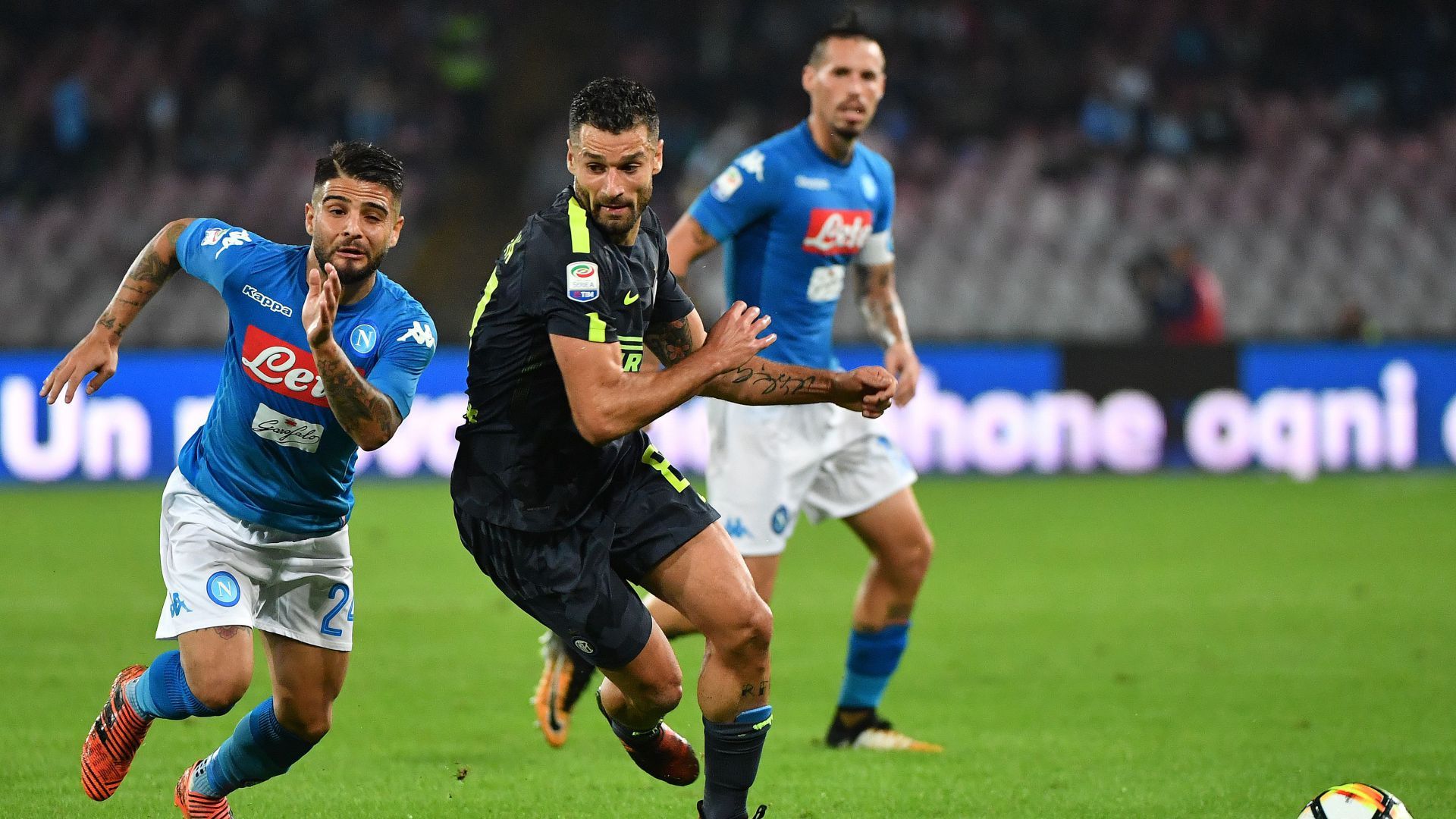 Insigne Candreva- Napoli-Inter