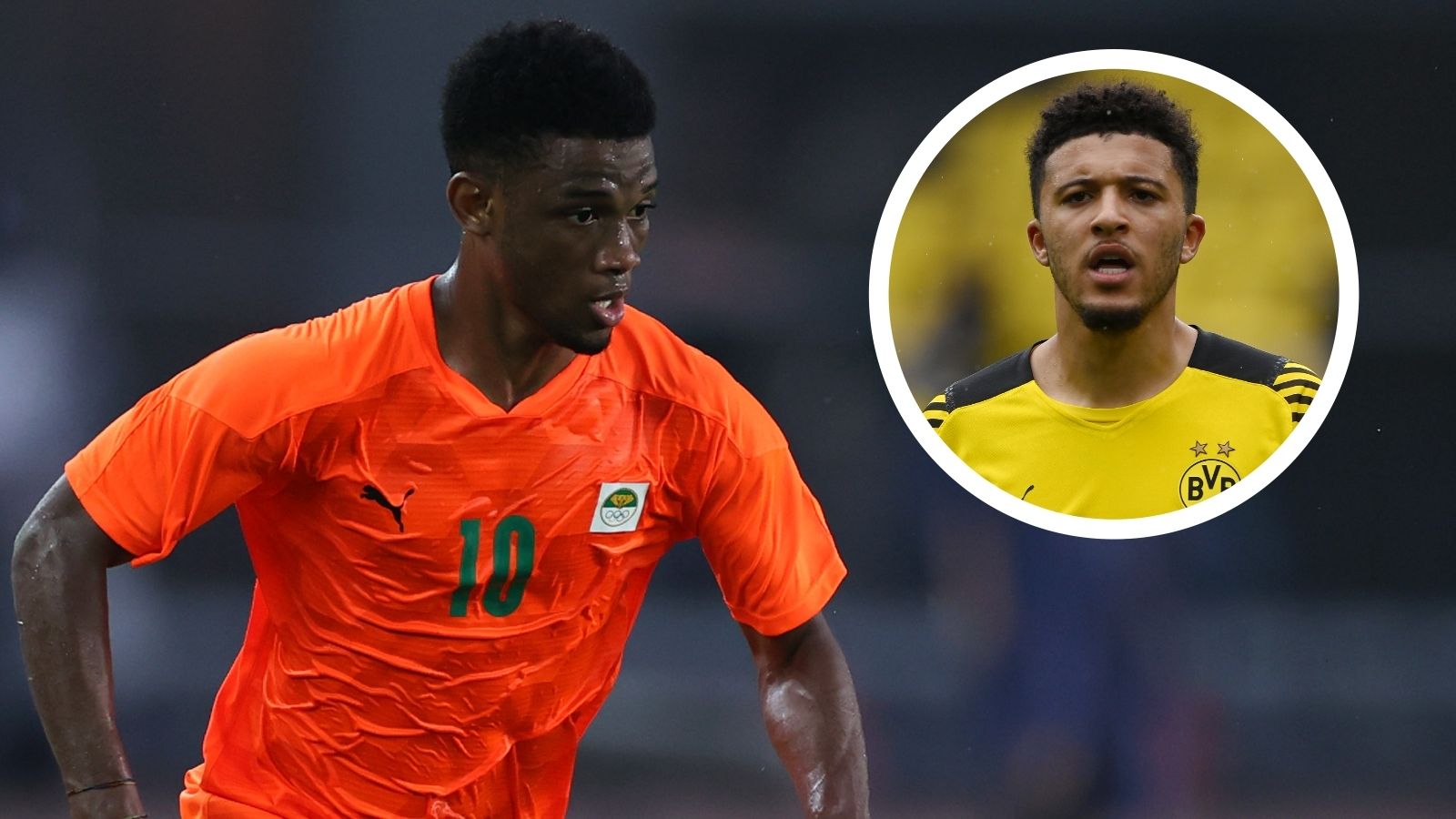 Amad Diallo Jadon Sancho GFX Manchester United